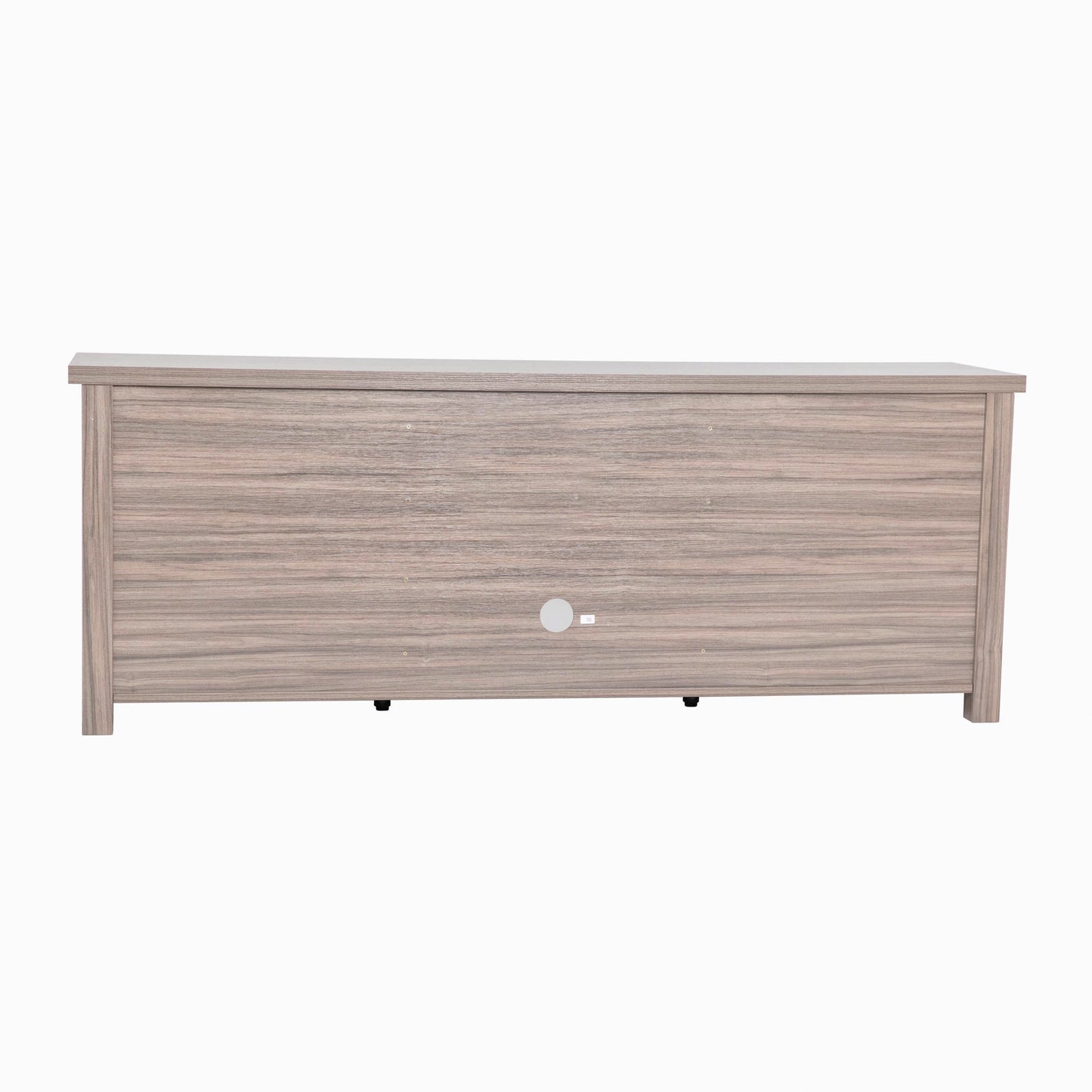 Kilead Farmhouse TV Stand up to 80" TVs - 65" Engineered Wood Framed Media Console with Open Storage in Gray Wash Oak Finish Gray Wash Oak