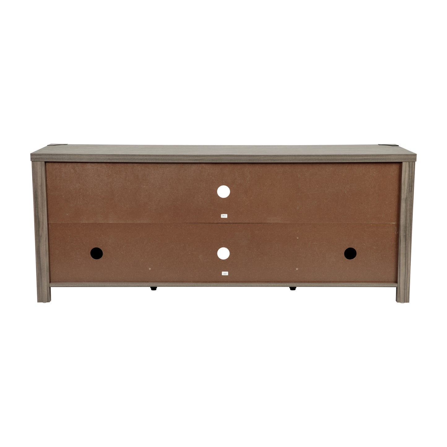 Charlotte Modern Farmhouse Barn Door TV Stand-Gray Wash Oak for TV's up to 65 Inches-59" Entertainment Center with Adjustable Shelf Gray
