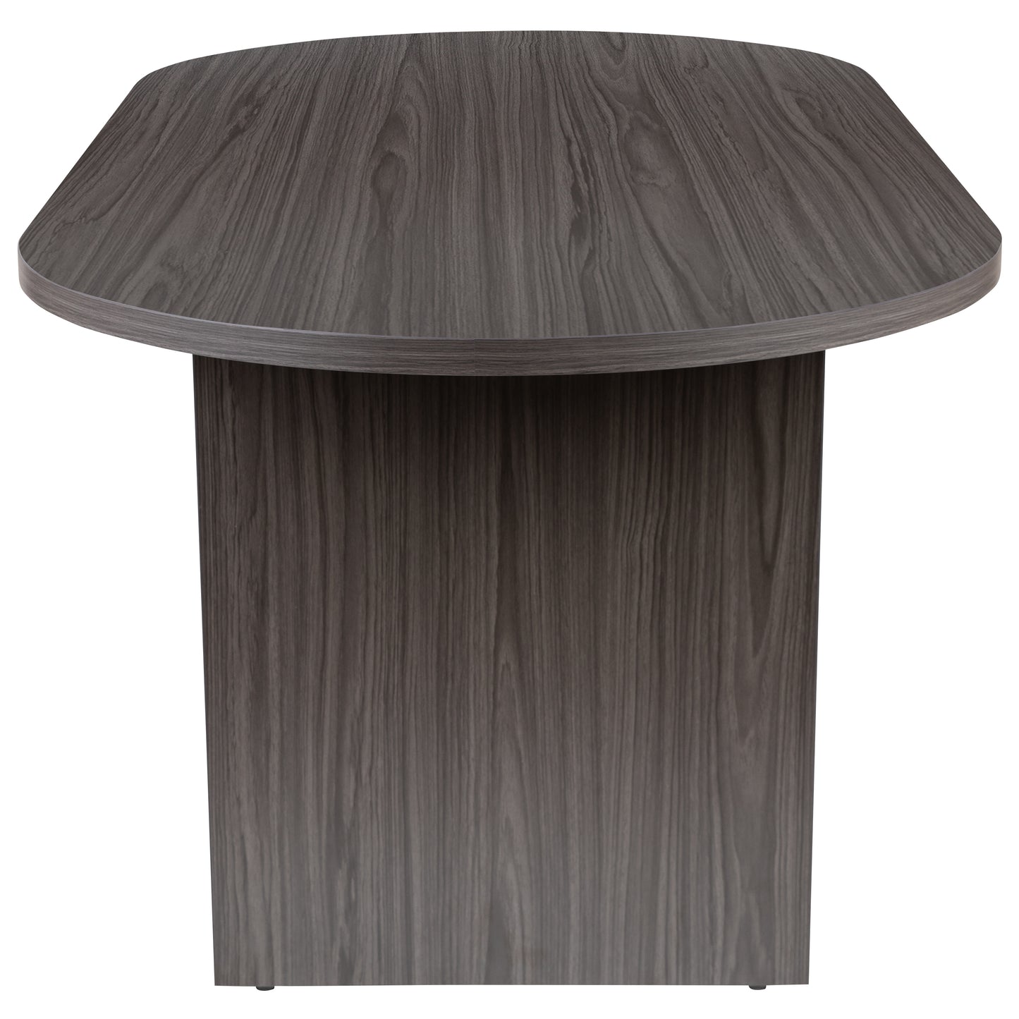 Jones 6 Foot (72 inch) Oval Conference Table in Rustic Gray Rustic Gray