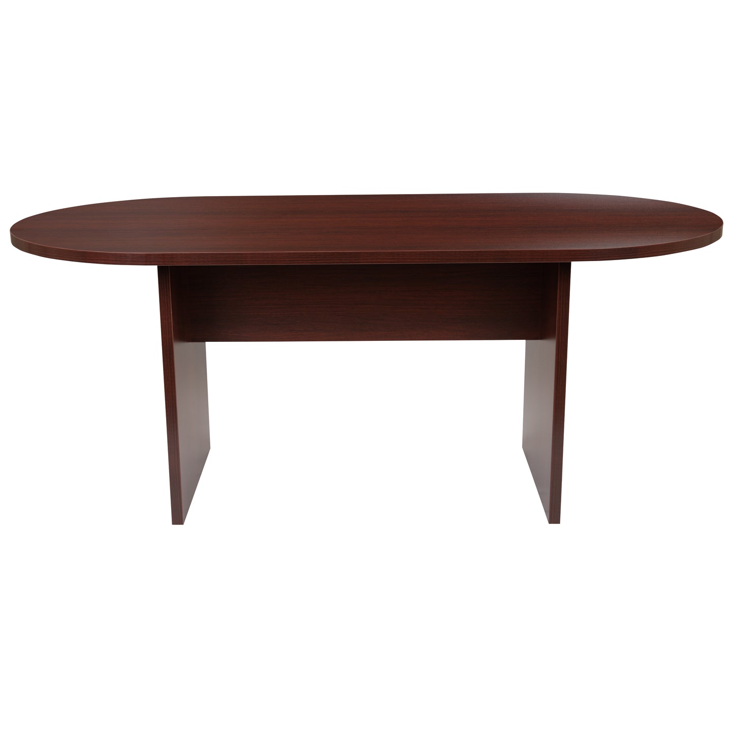 Jones 6 Foot (72 inch) Oval Conference Table in Mahogany Mahogany