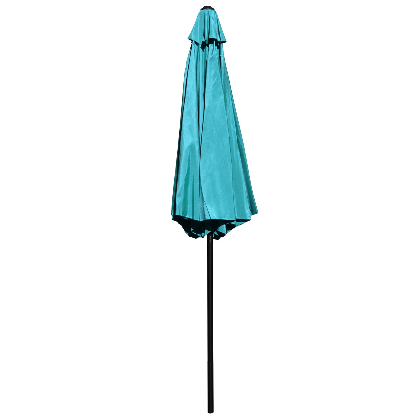 Kona Teal 9 FT Round Umbrella with 1.5" Diameter Aluminum Pole with Crank and Tilt Function Teal