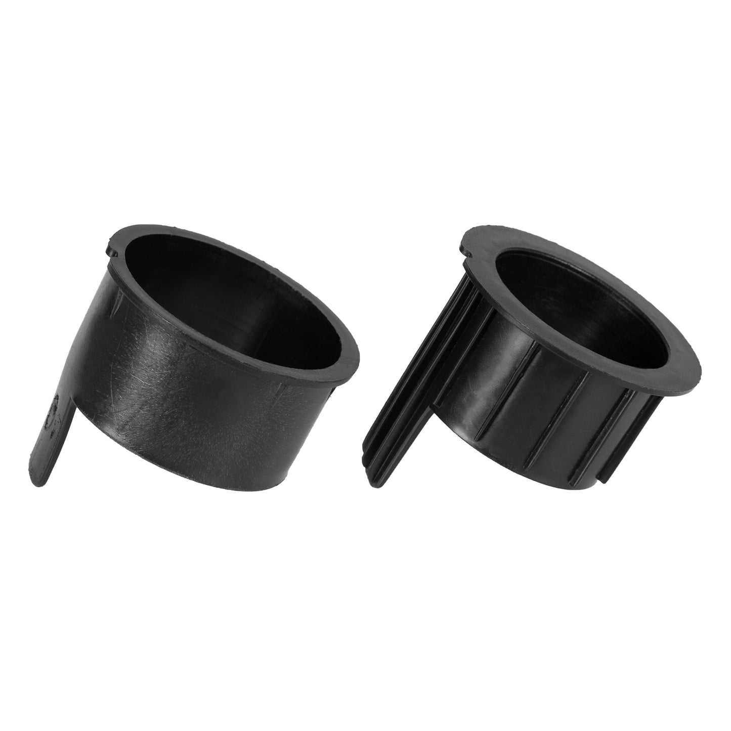 Kona Universal Black Cement Patio Umbrella Base with Weatherproof Plastic Polymer Coating - 19.25" Diameter Black