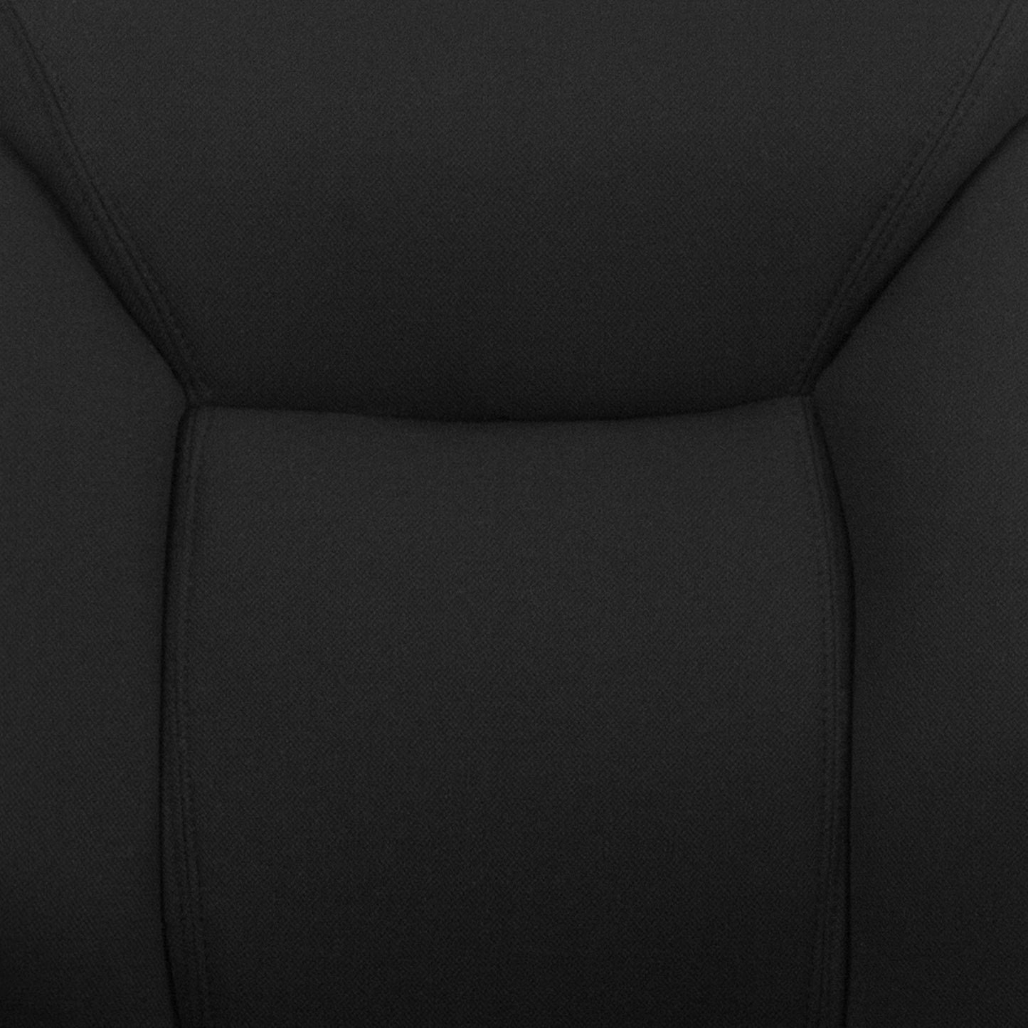 HERCULES Series Big & Tall 400 lb. Rated Black Fabric Deep Tufted Swivel Ergonomic Task Office Chair with Adjustable Arms Black Fabric
