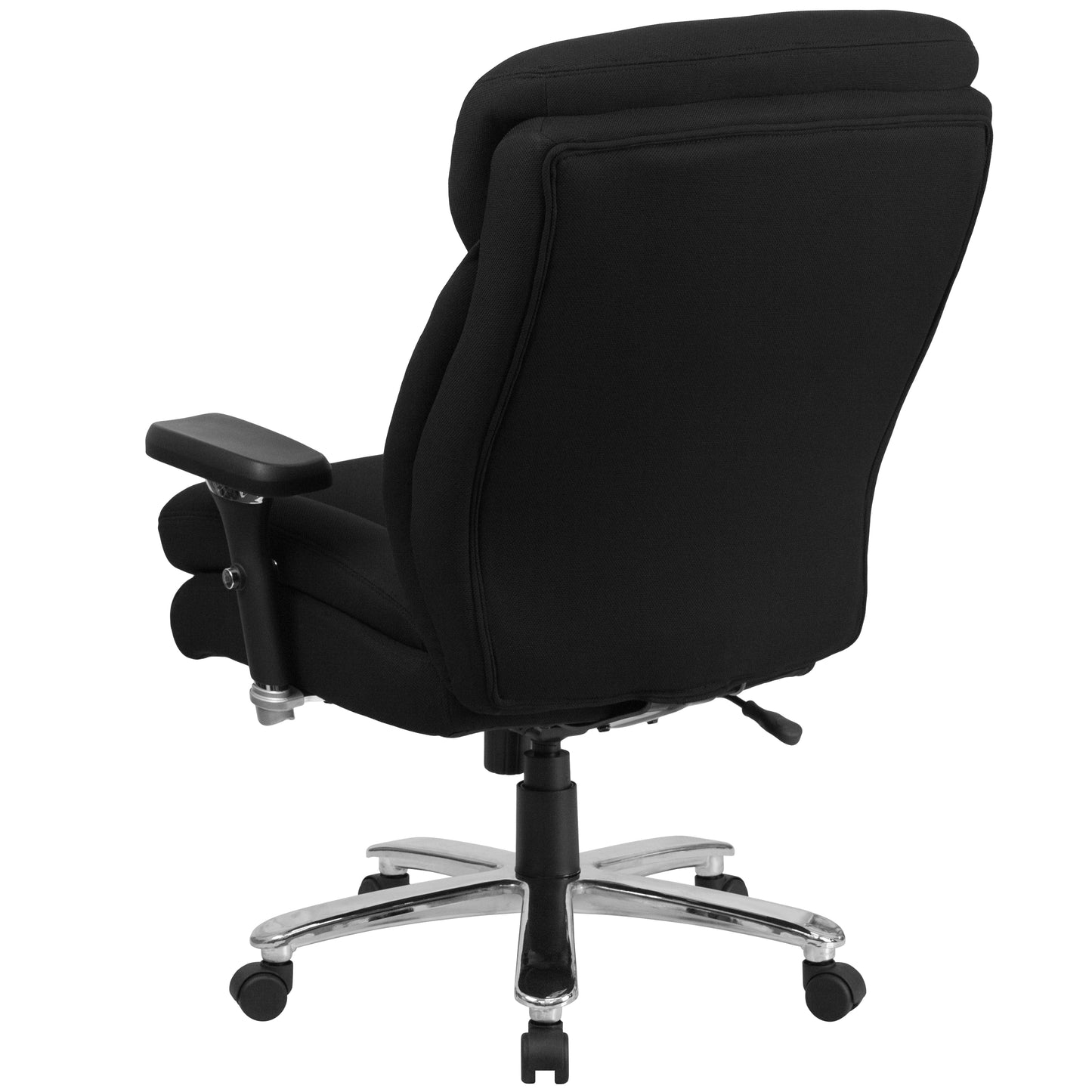 HERCULES Series 24/7 Intensive Use Big & Tall 400 lb. Rated Black Fabric Executive Ergonomic Office Chair with Lumbar Knob Black Fabric