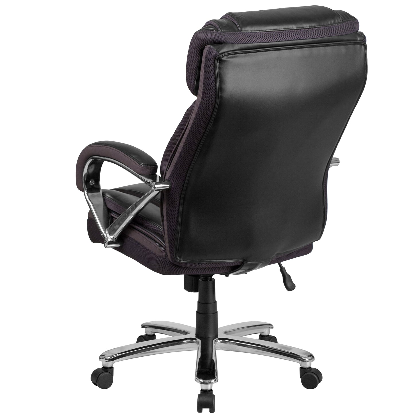HERCULES Series Big & Tall 500 lb. Rated Black LeatherSoft Executive Swivel Ergonomic Office Chair with Extra Wide Seat Black