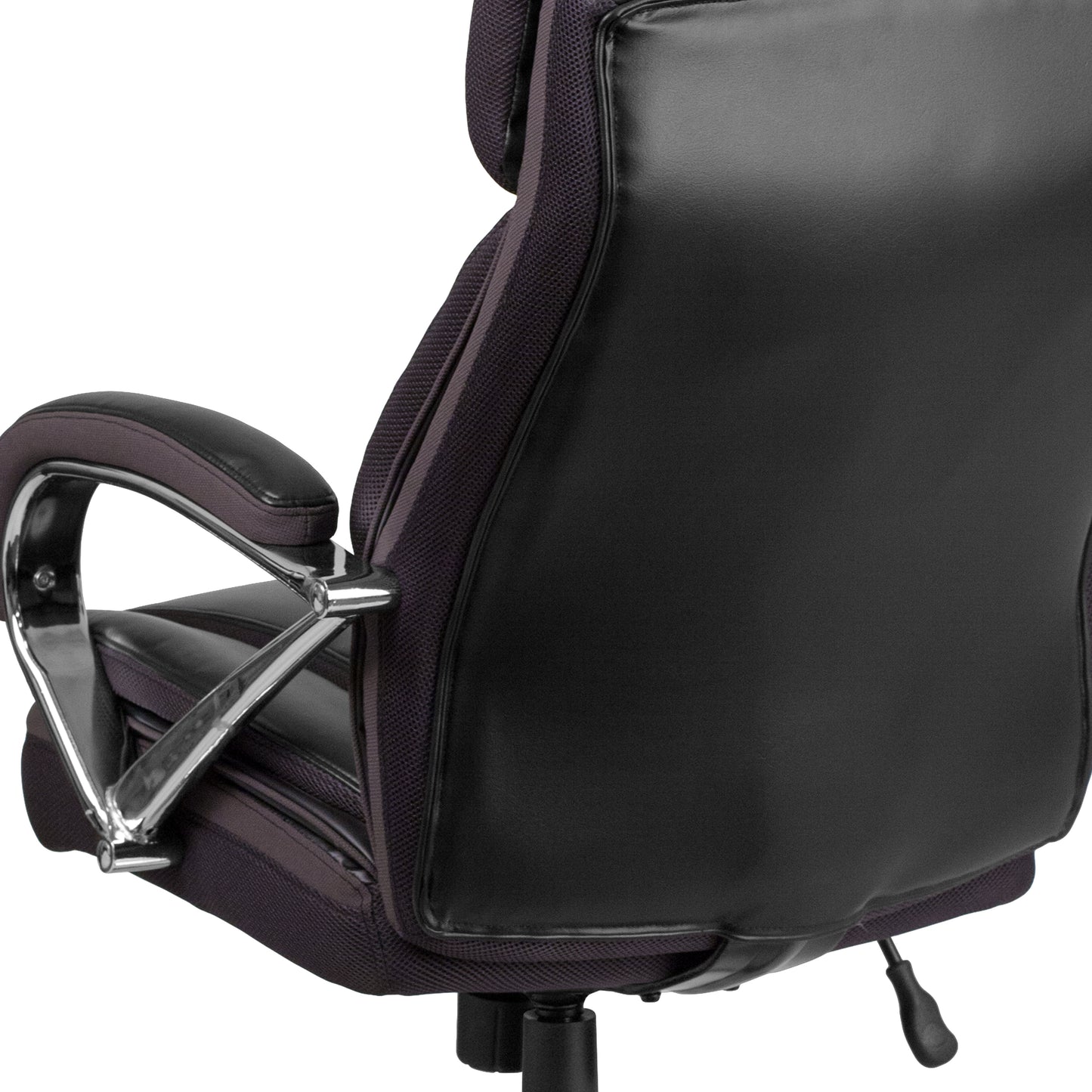 HERCULES Series Big & Tall 500 lb. Rated Black LeatherSoft Executive Swivel Ergonomic Office Chair with Extra Wide Seat Black