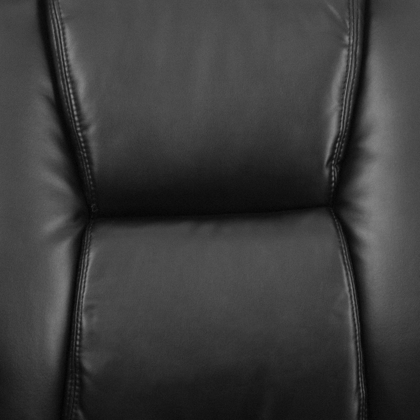 HERCULES Series Big & Tall 400 lb. Rated Black LeatherSoft Ergonomic Task Office Chair with Chrome Base and Adjustable Arms Black