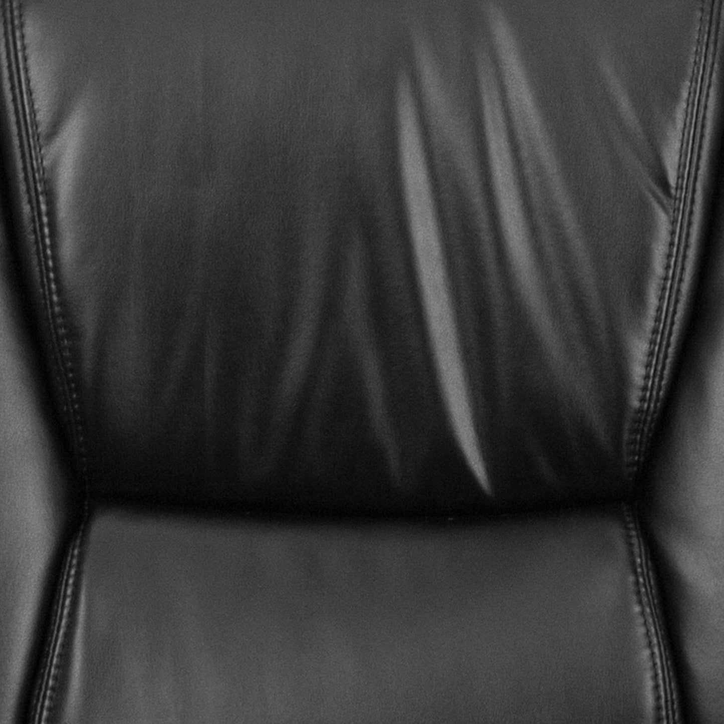Reception Chairs | Black LeatherSoft Side Chairs for Reception and Office Black