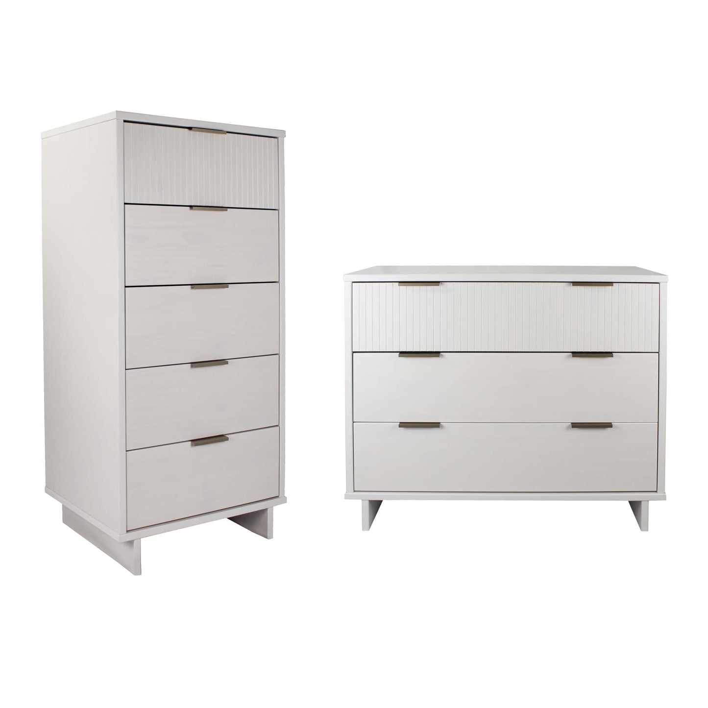 Granville Modern 2-Piece Dresser Set in White GRAN011