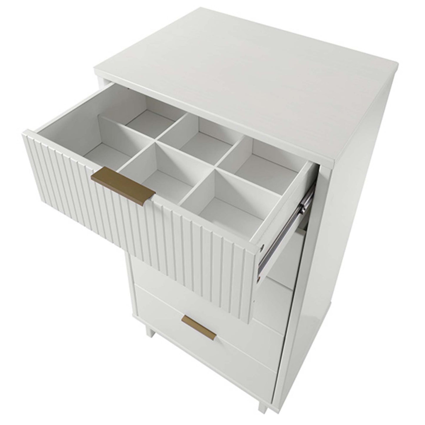 Granville Modern 2-Piece Dresser Set in White GRAN011