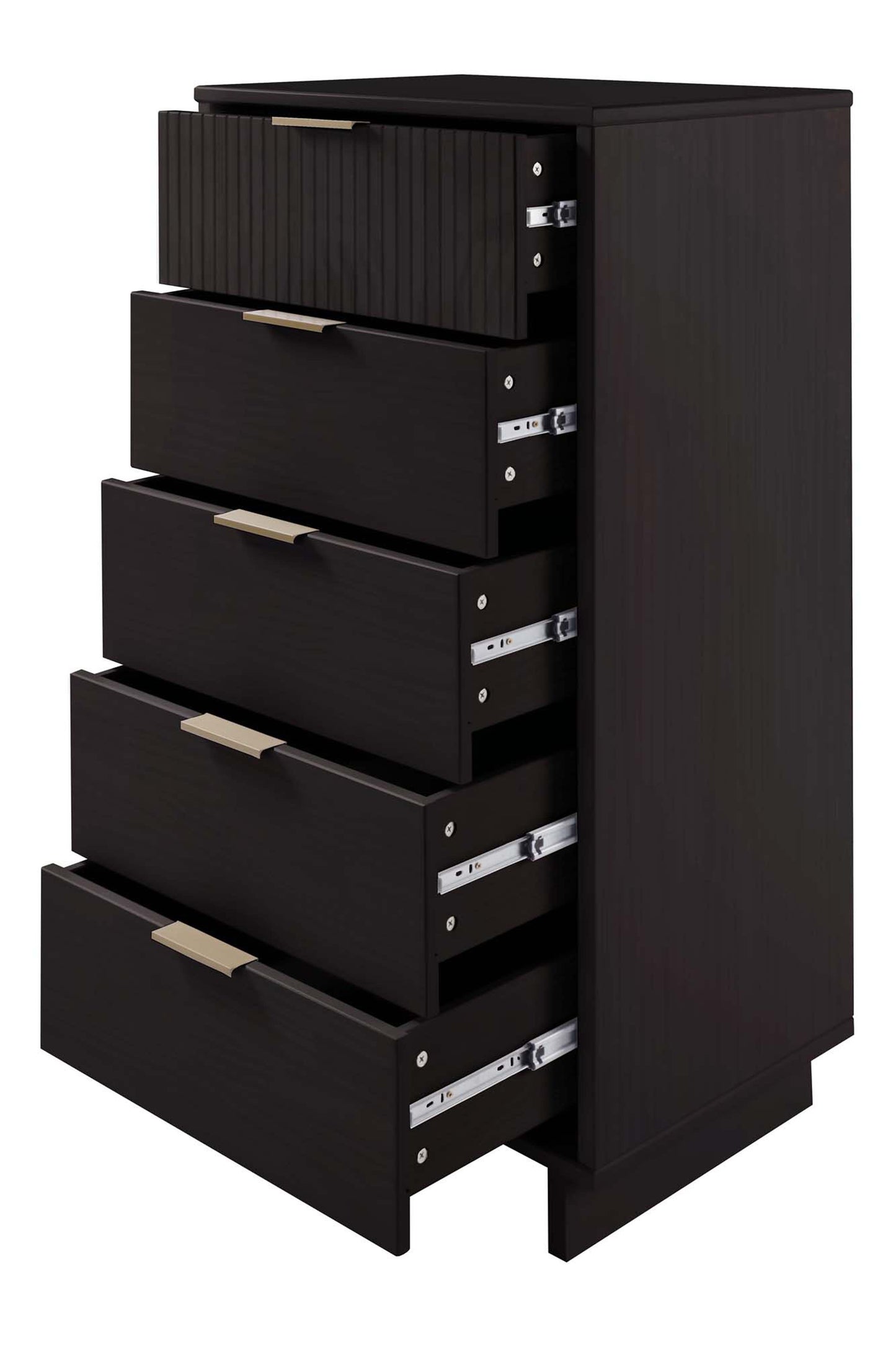 Granville Modern 2-Piece Dresser Set in Black GRAN012