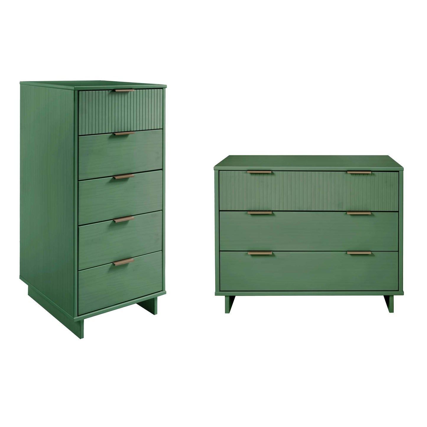 Granville Modern 2-Piece Dresser Set in Sage Green GRAN013