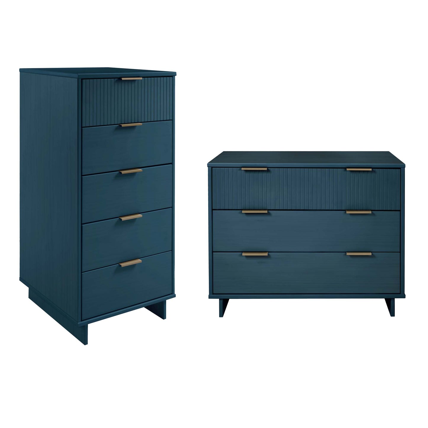 Granville Modern 2-Piece Dresser Set in Midnight Blue GRAN014