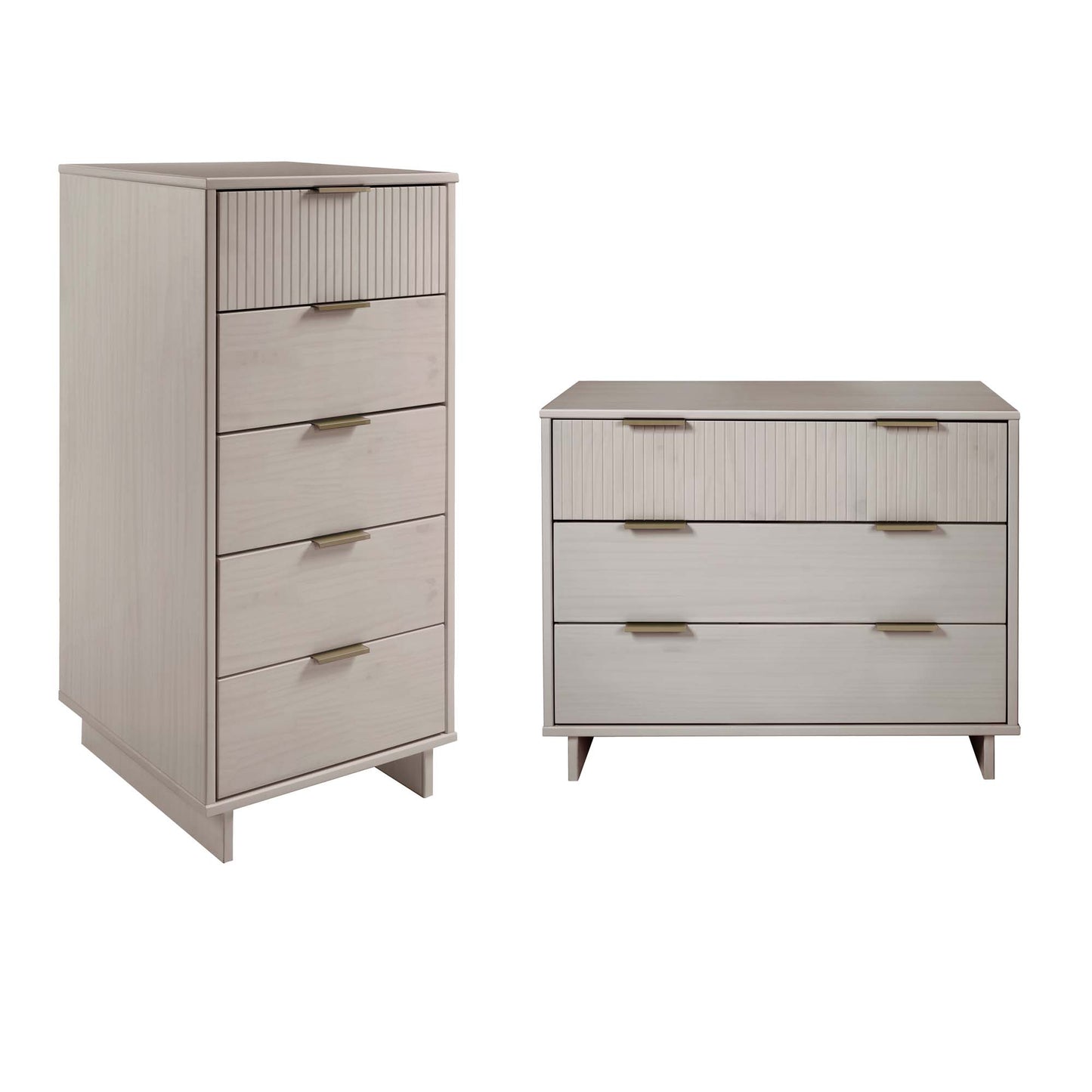 Granville Modern 2-Piece Dresser Set in Light Gray GRAN016