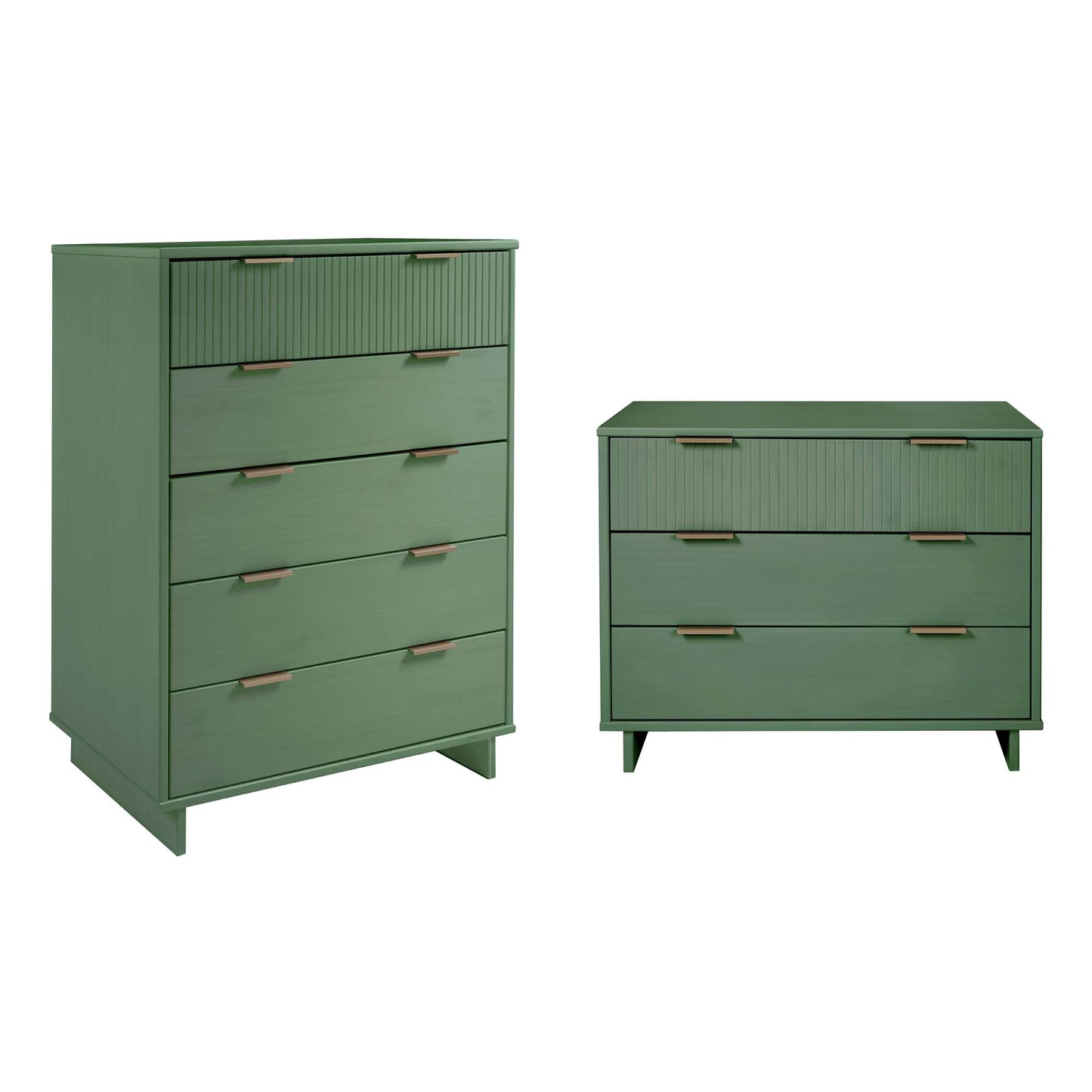 Granville Modern 2-Piece Dresser Set in Sage Green GRAN023