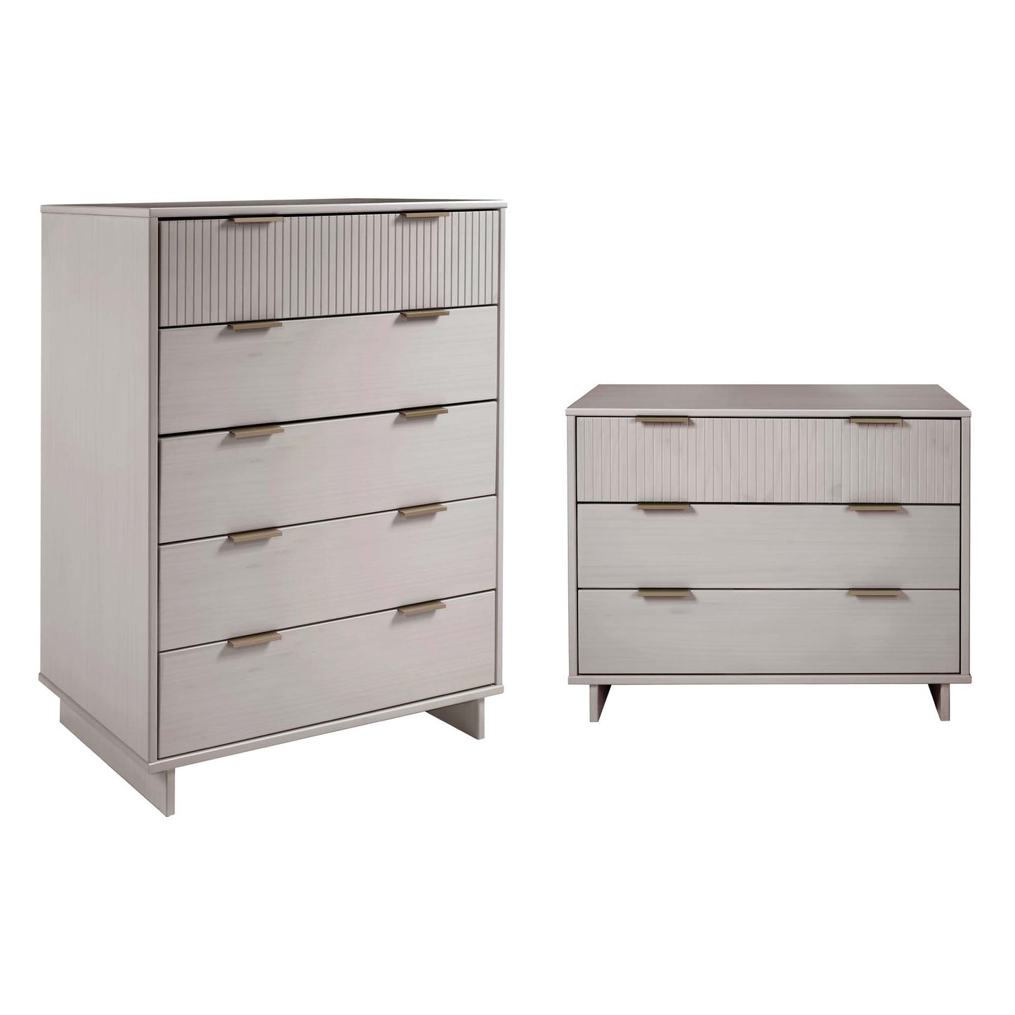 Granville Modern 2-Piece Dresser Set in Light Gray GRAN026
