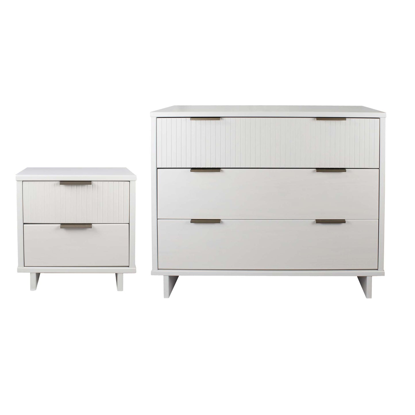 Granville Modern 2-Piece Dresser Set in White GRAN041