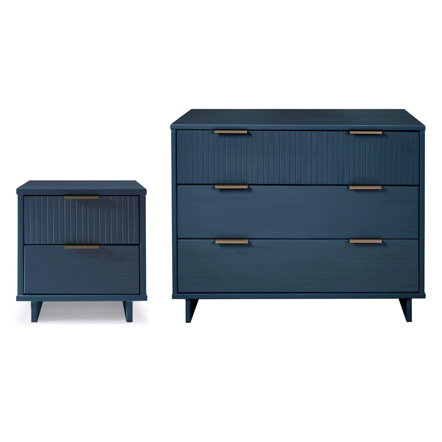Granville Modern 2-Piece Dresser Set in Midnight Blue GRAN044