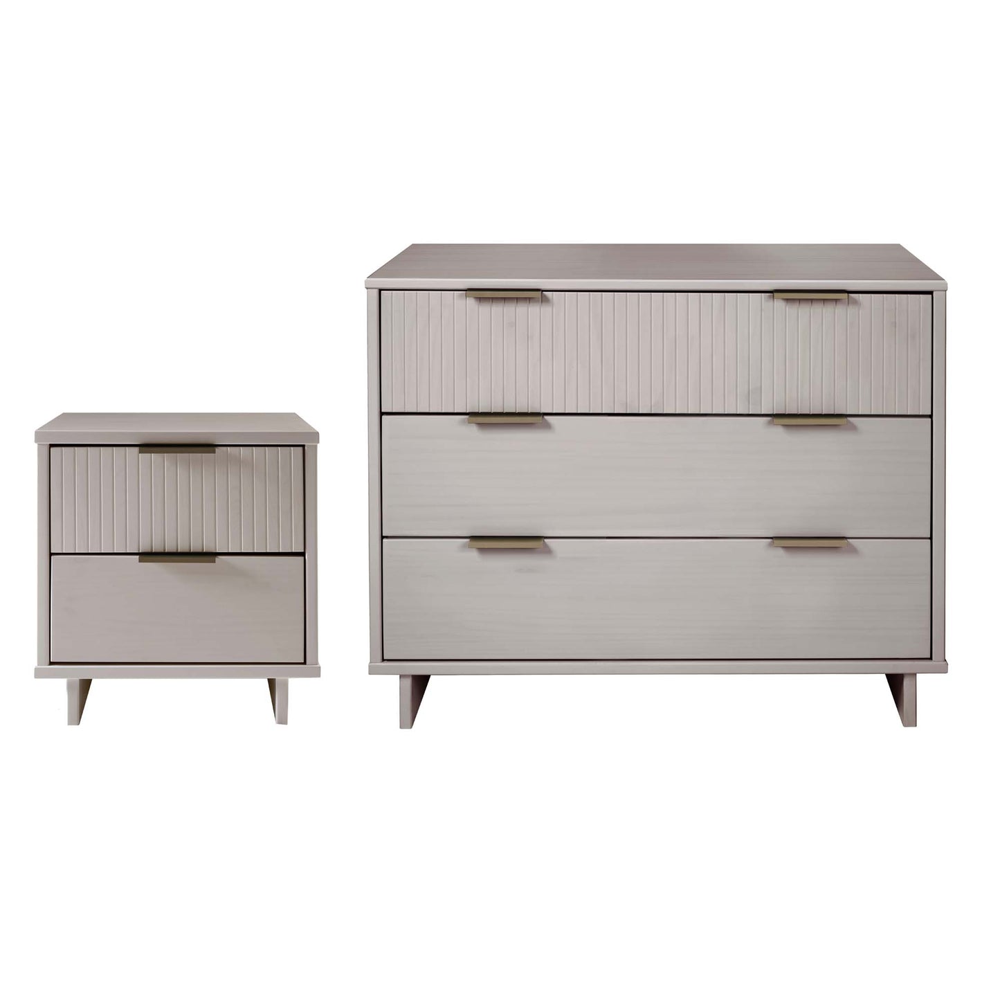 Granville Modern 2-Piece Dresser Set in Light Gray GRAN046