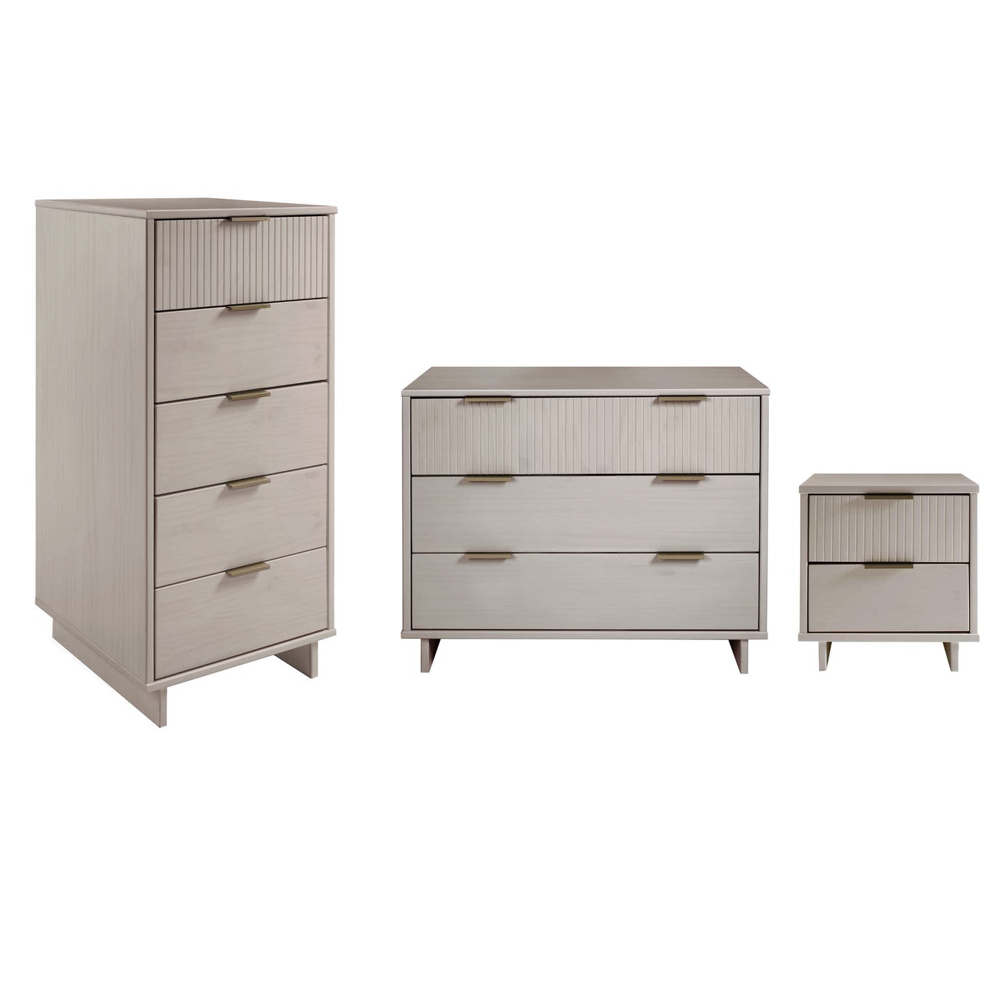 Granville Modern 3-Piece Dresser Set in Light Gray GRAN056