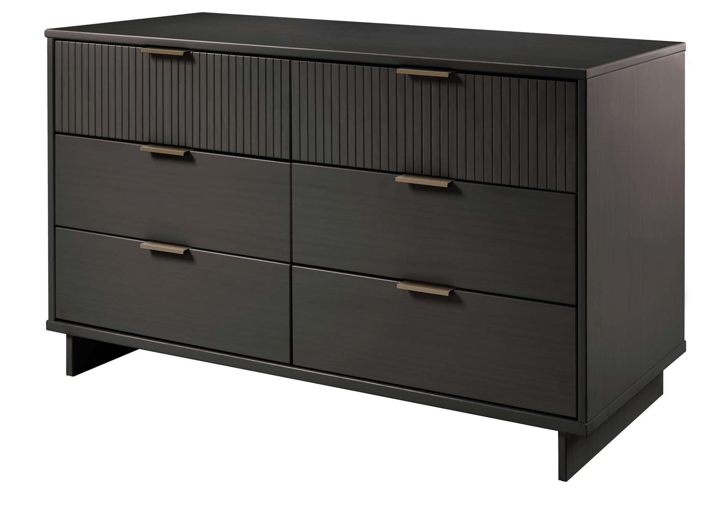 Granville Modern 2-Piece Dresser Set in Charcoal Gray GRAN065