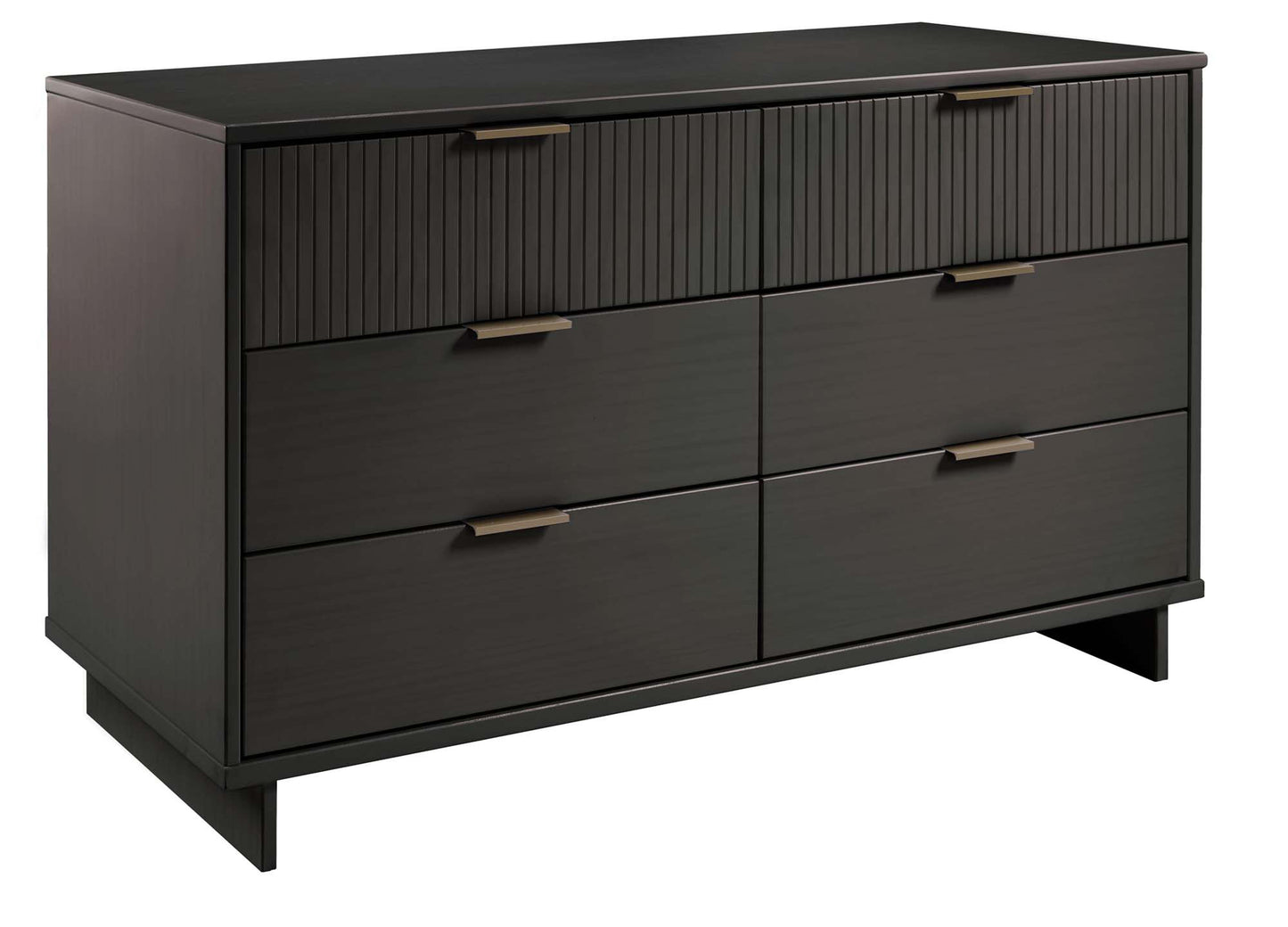 Granville Modern 2-Piece Dresser Set in Charcoal Gray GRAN065