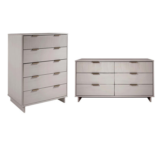Granville Modern 2-Piece Dresser Set in Light Gray GRAN066