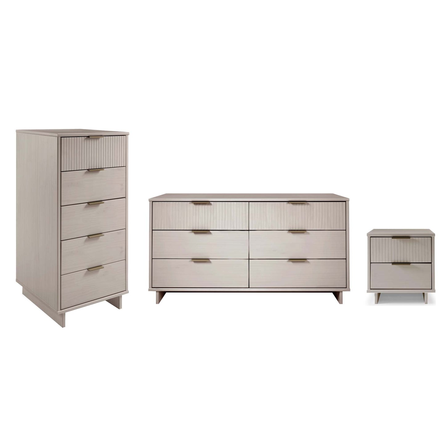 Granville Modern 3-Piece Dresser Set in Light Gray GRAN076