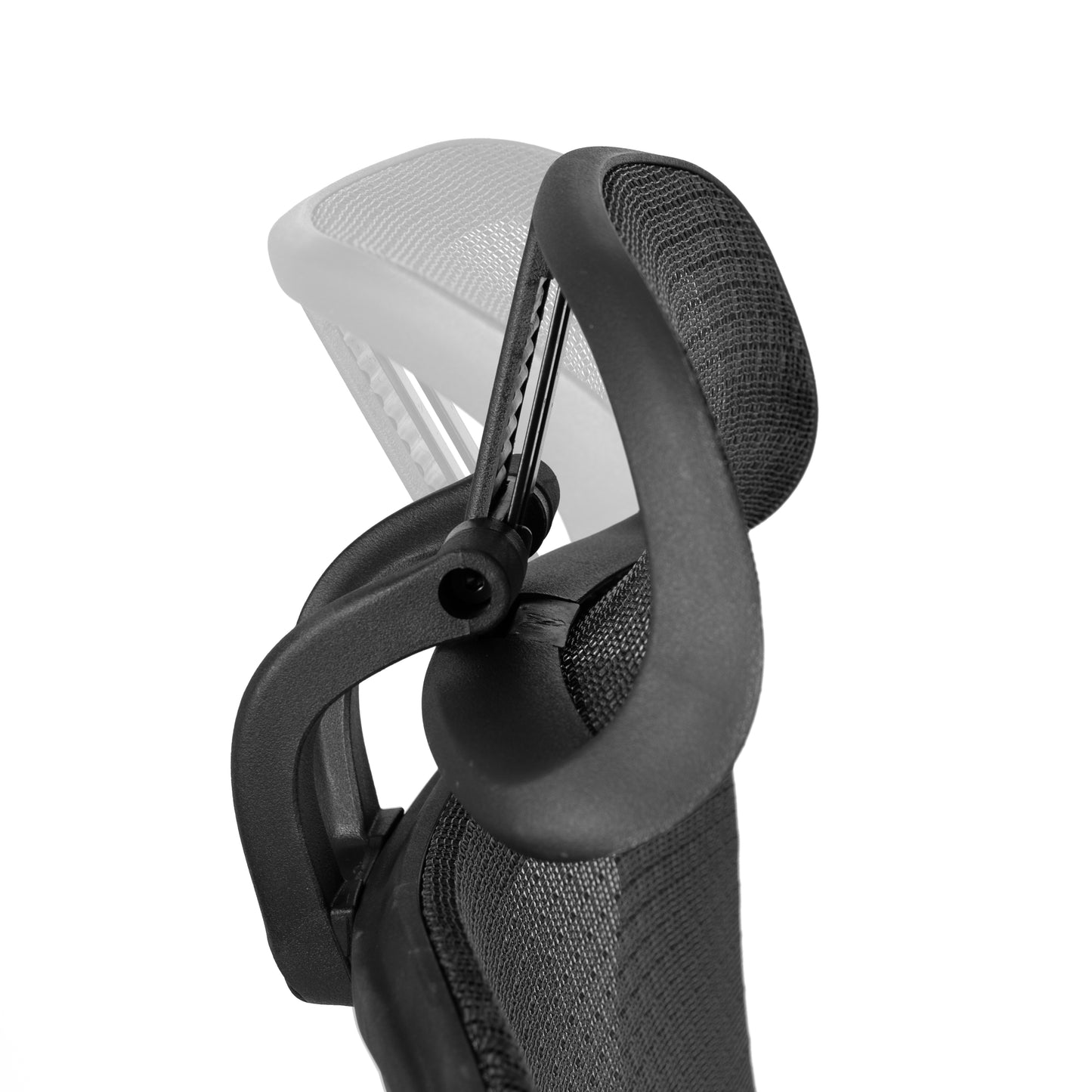 LO Ergonomic Mesh Office Chair with 2-to-1 Synchro-Tilt, Adjustable Headrest, Lumbar Support, and Adjustable Pivot Arms in Black Black