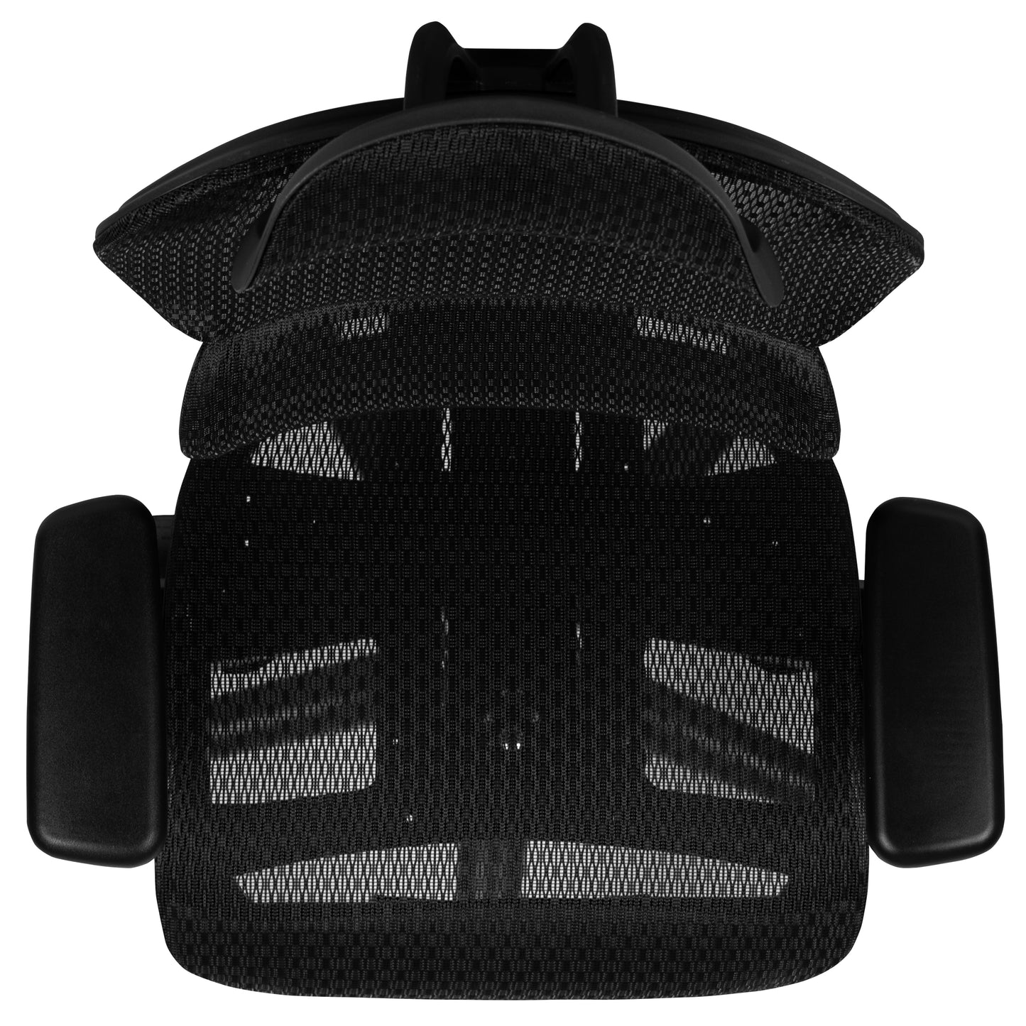 LO Ergonomic Mesh Office Chair with 2-to-1 Synchro-Tilt, Adjustable Headrest, Lumbar Support, and Adjustable Pivot Arms in Black Black