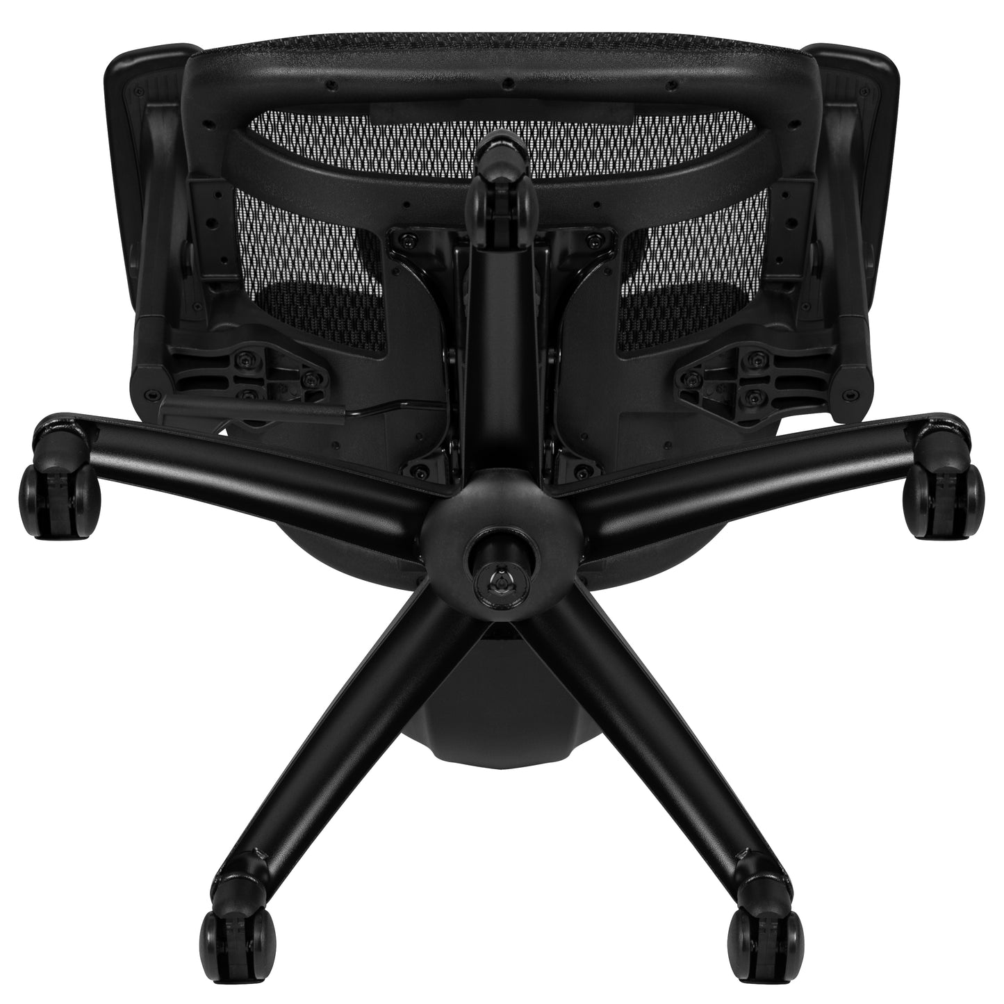 LO Ergonomic Mesh Office Chair with 2-to-1 Synchro-Tilt, Adjustable Headrest, Lumbar Support, and Adjustable Pivot Arms in Black Black
