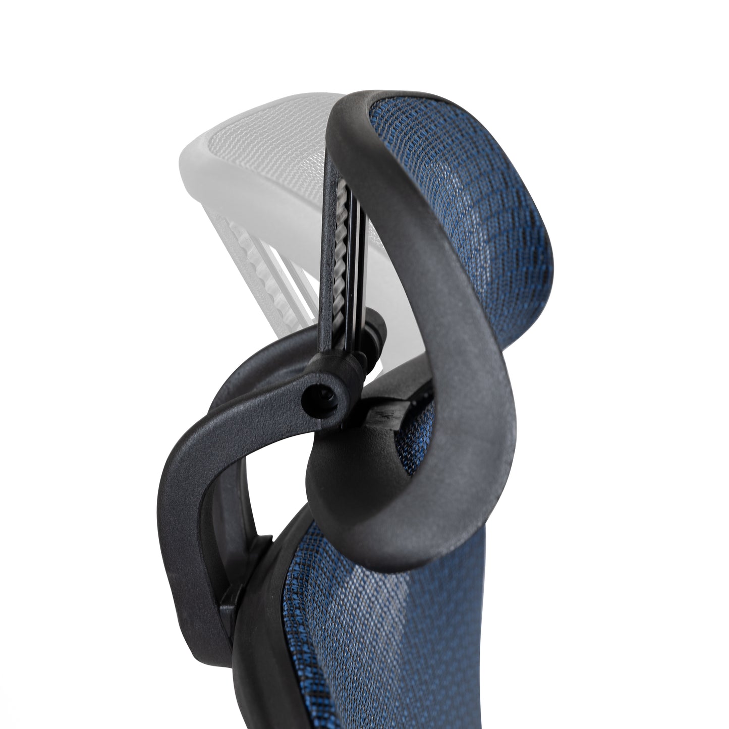 LO Ergonomic Mesh Office Chair with 2-to-1 Synchro-Tilt, Adjustable Headrest, Lumbar Support, and Adjustable Pivot Arms in Blue Blue
