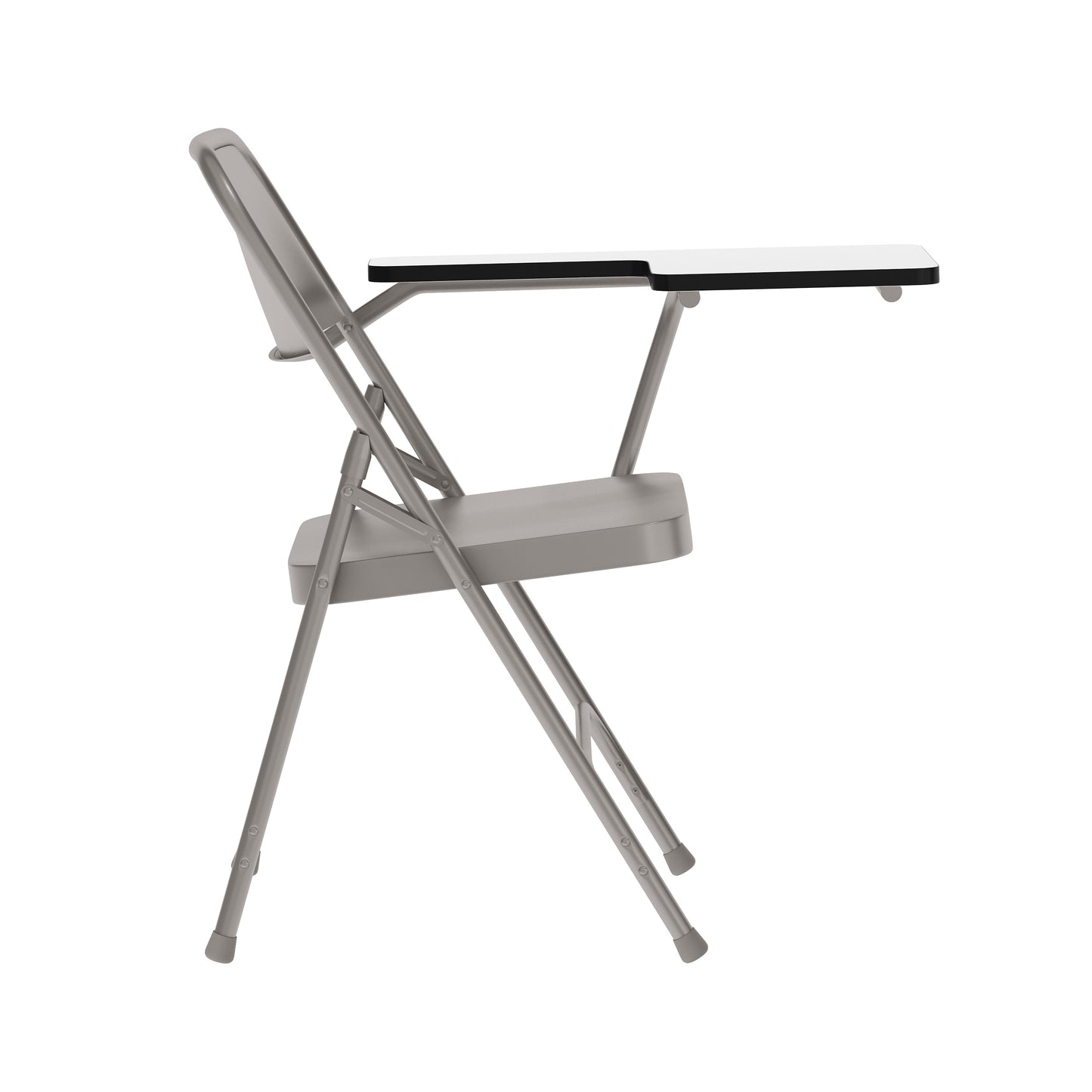 Ralph Premium Steel Folding Chair with Left Handed Tablet Arm Beige