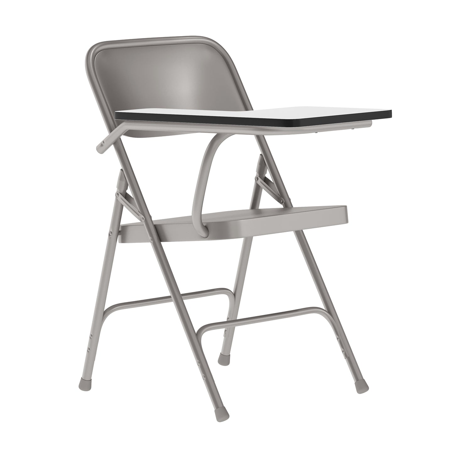 Ralph Premium Steel Folding Chair with Right Handed Tablet Arm Beige