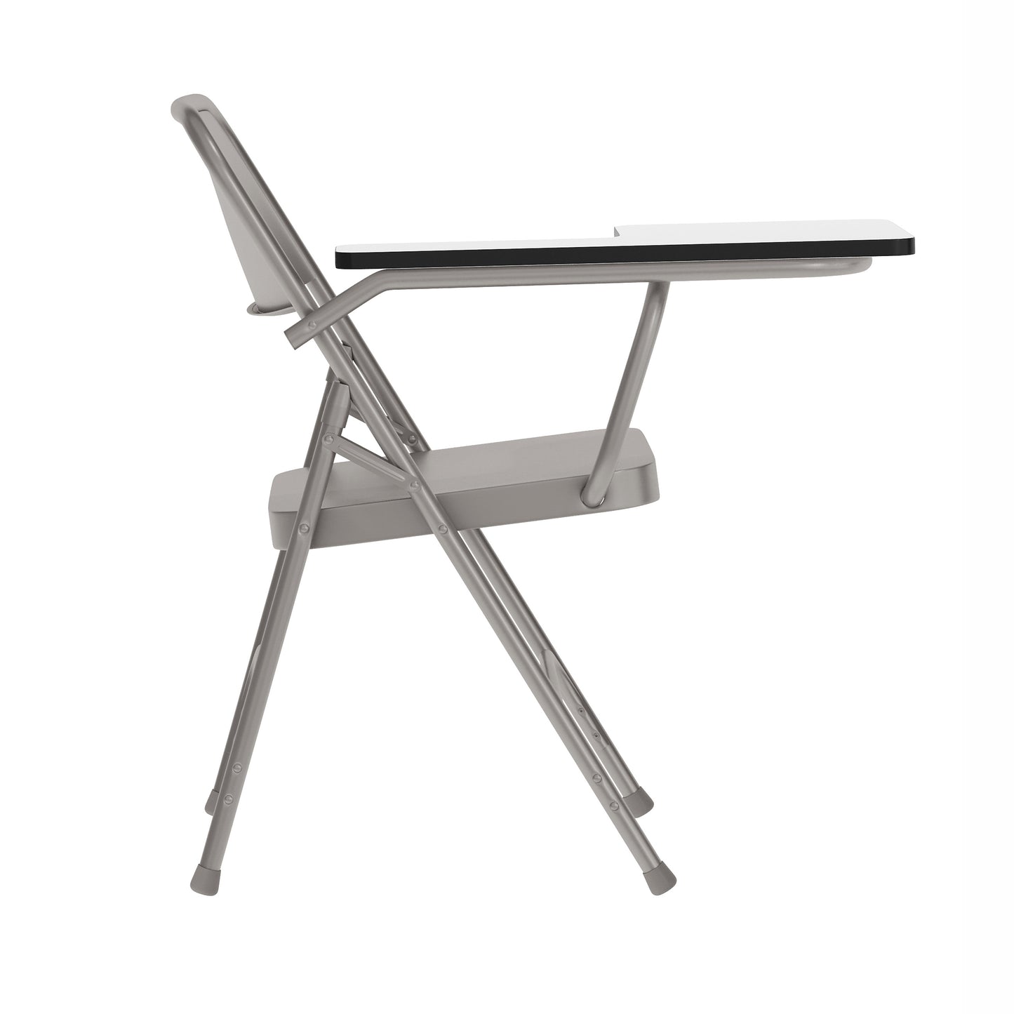 Ralph Premium Steel Folding Chair with Right Handed Tablet Arm Beige