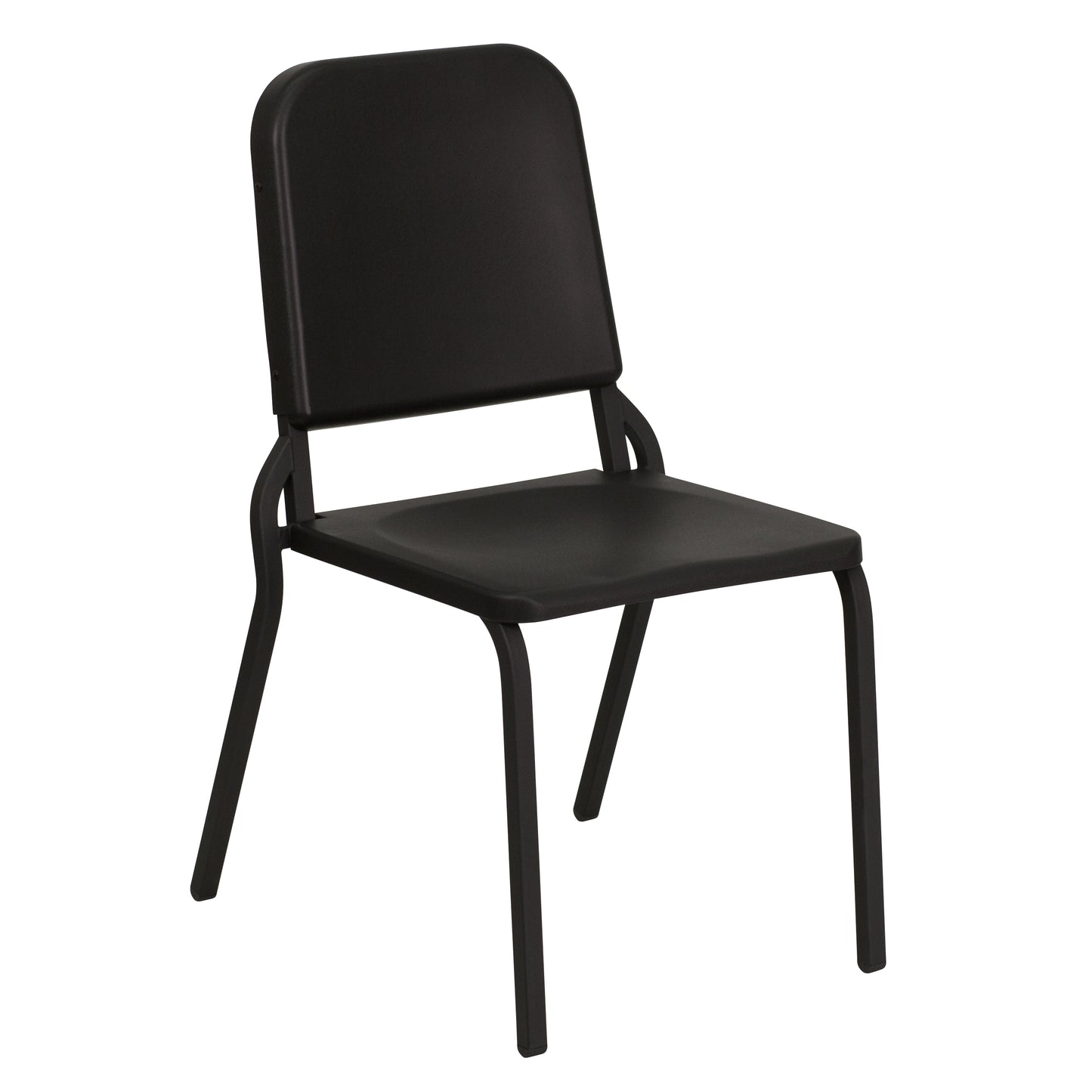 HERCULES Series Black High Density Stackable Melody Band/Music Chair Black