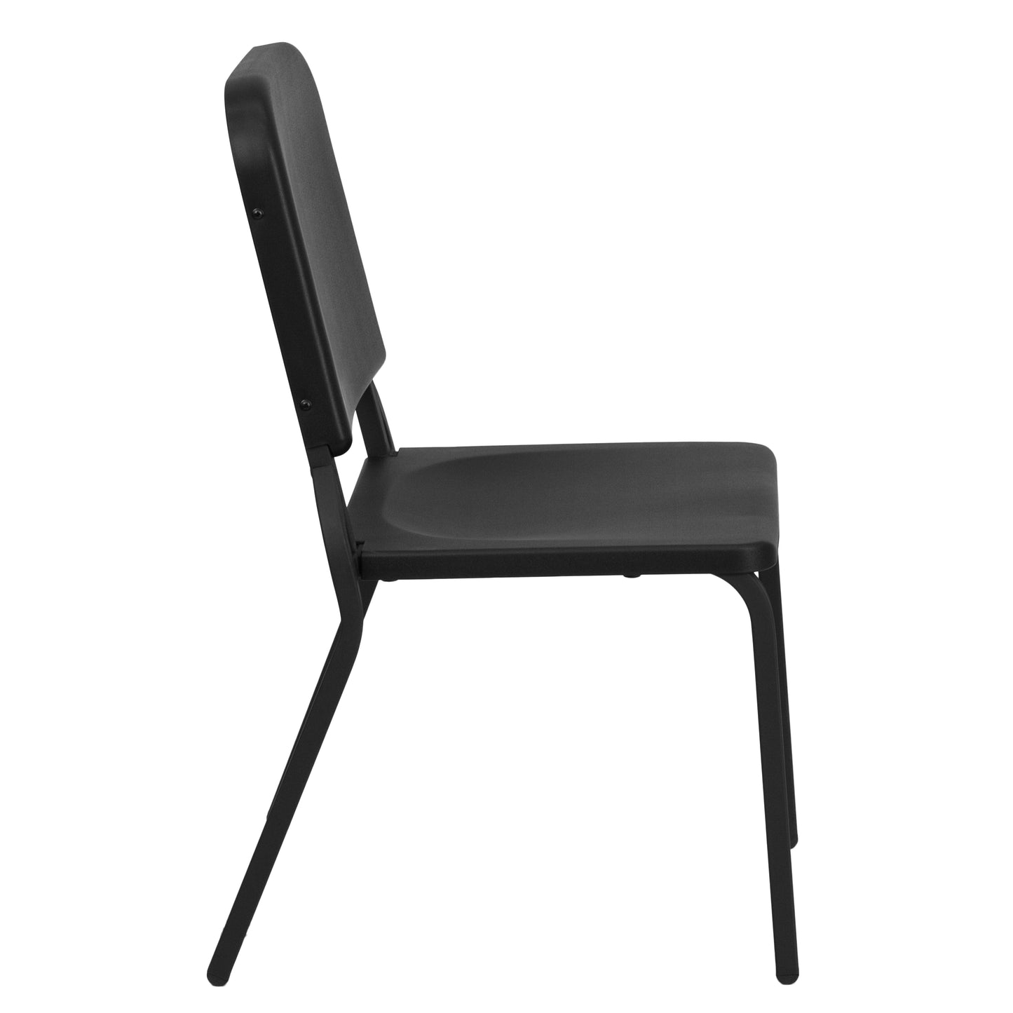 HERCULES Series Black High Density Stackable Melody Band/Music Chair Black