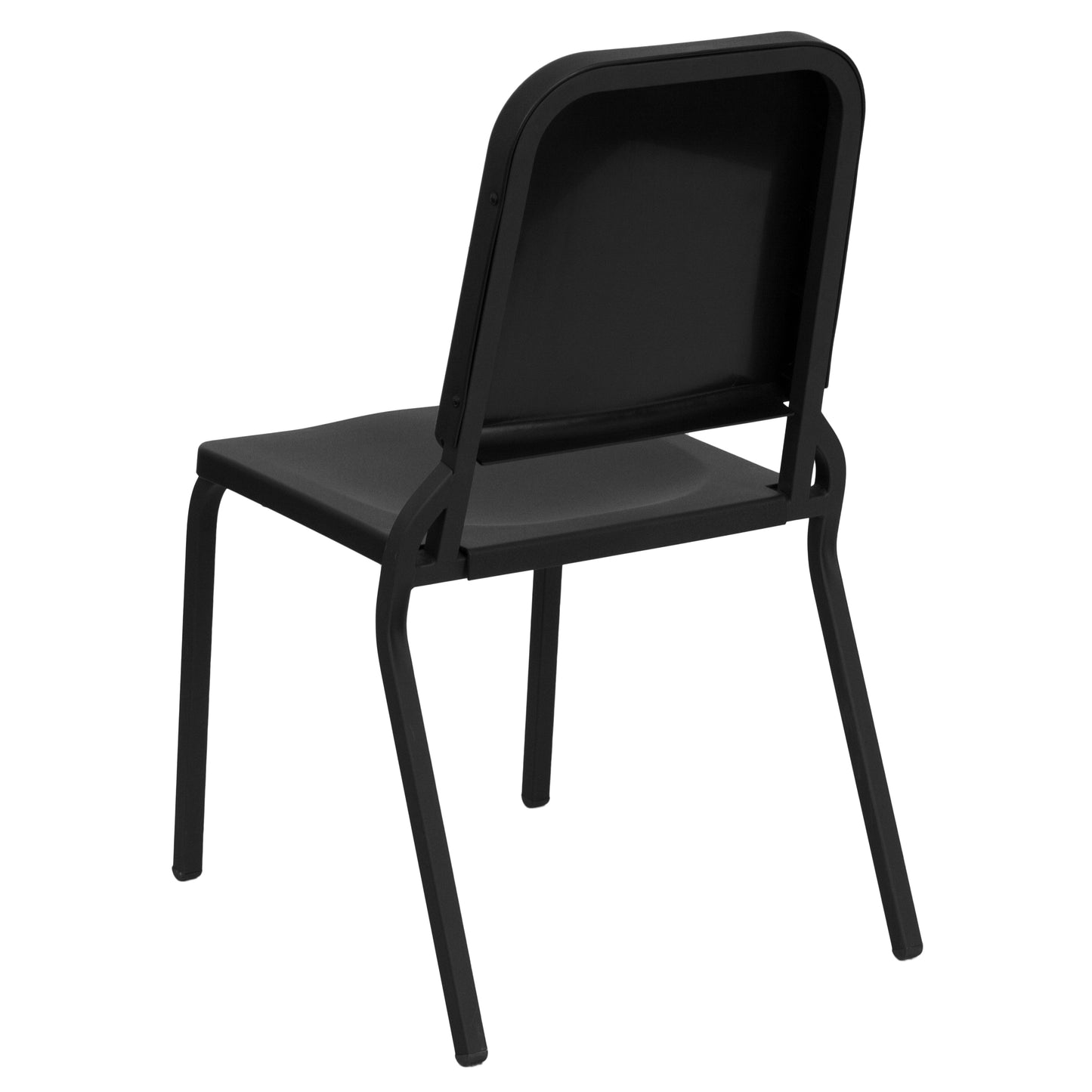 HERCULES Series Black High Density Stackable Melody Band/Music Chair Black
