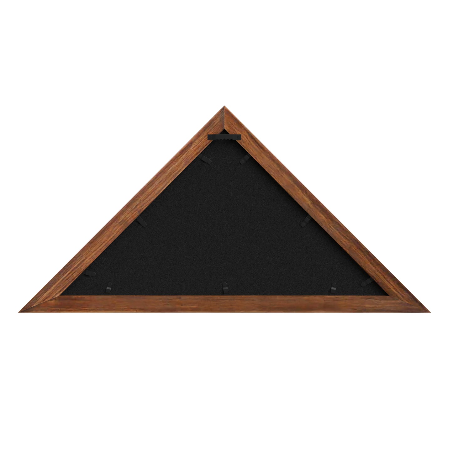 Sheehan Rustic Brown Memorial Flag Display Case - Solid Wood Military Flag Display Case for 9.5 x 5 American Veteran Flag Rustic Brown