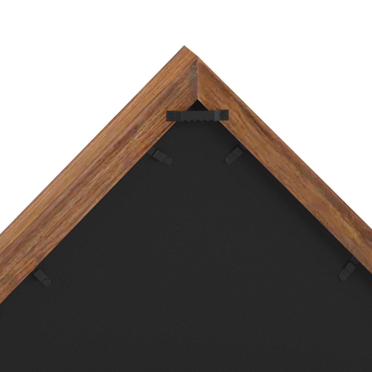 Sheehan Rustic Brown Memorial Flag Display Case - Solid Wood Military Flag Display Case for 9.5 x 5 American Veteran Flag Rustic Brown