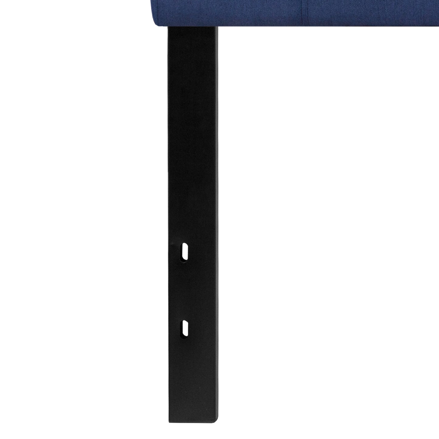 Bedford Tufted Upholstered Queen Size Headboard in Navy Fabric Navy