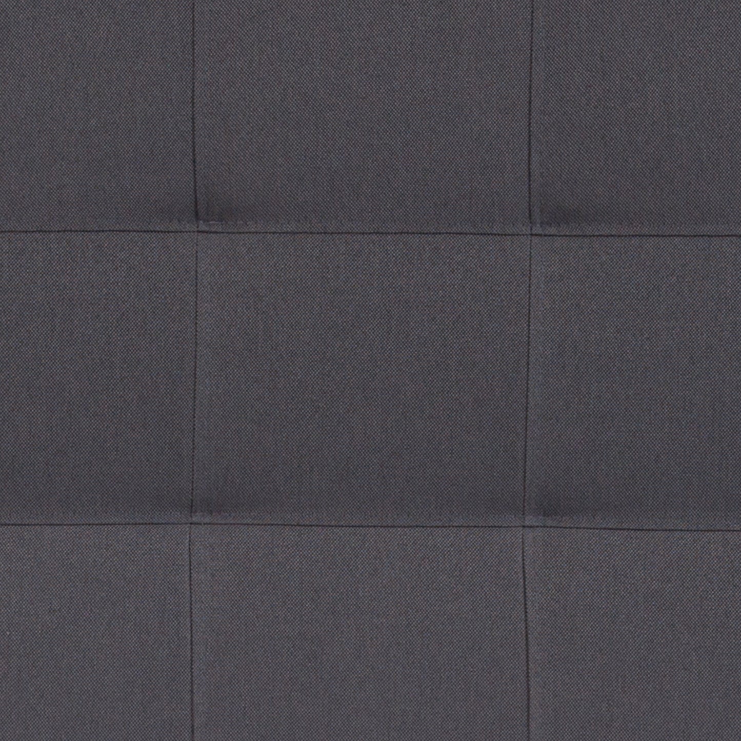 Bedford Tufted Upholstered Twin Size Headboard in Dark Gray Fabric Dark Gray