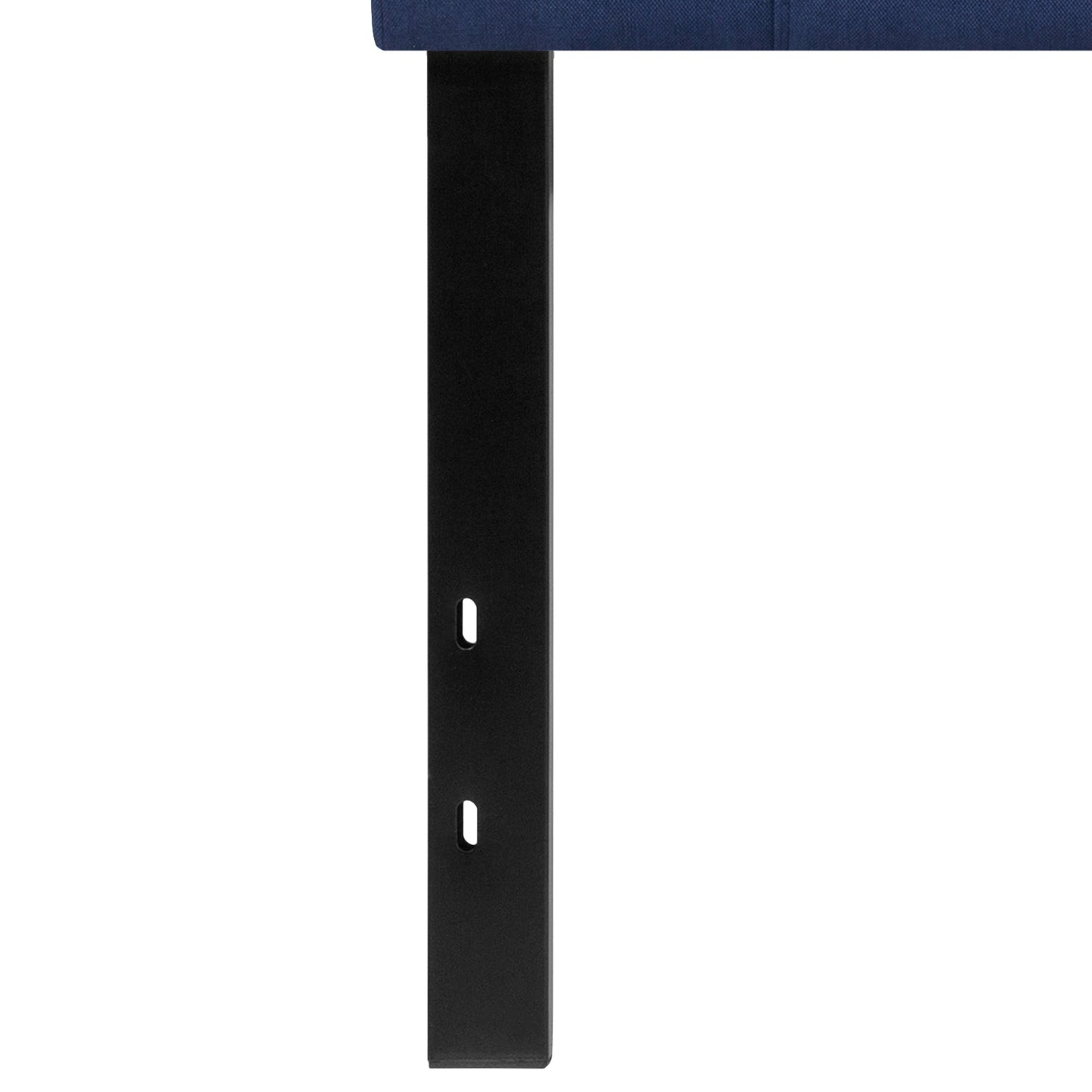 Bedford Tufted Upholstered Twin Size Headboard in Navy Fabric Navy