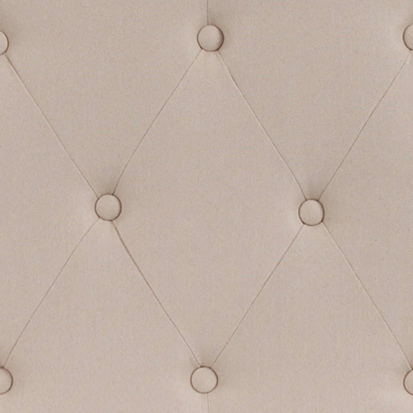 Cambridge Tufted Upholstered Full Size Headboard in Beige Fabric Beige HG-HB1708-F-B-GG