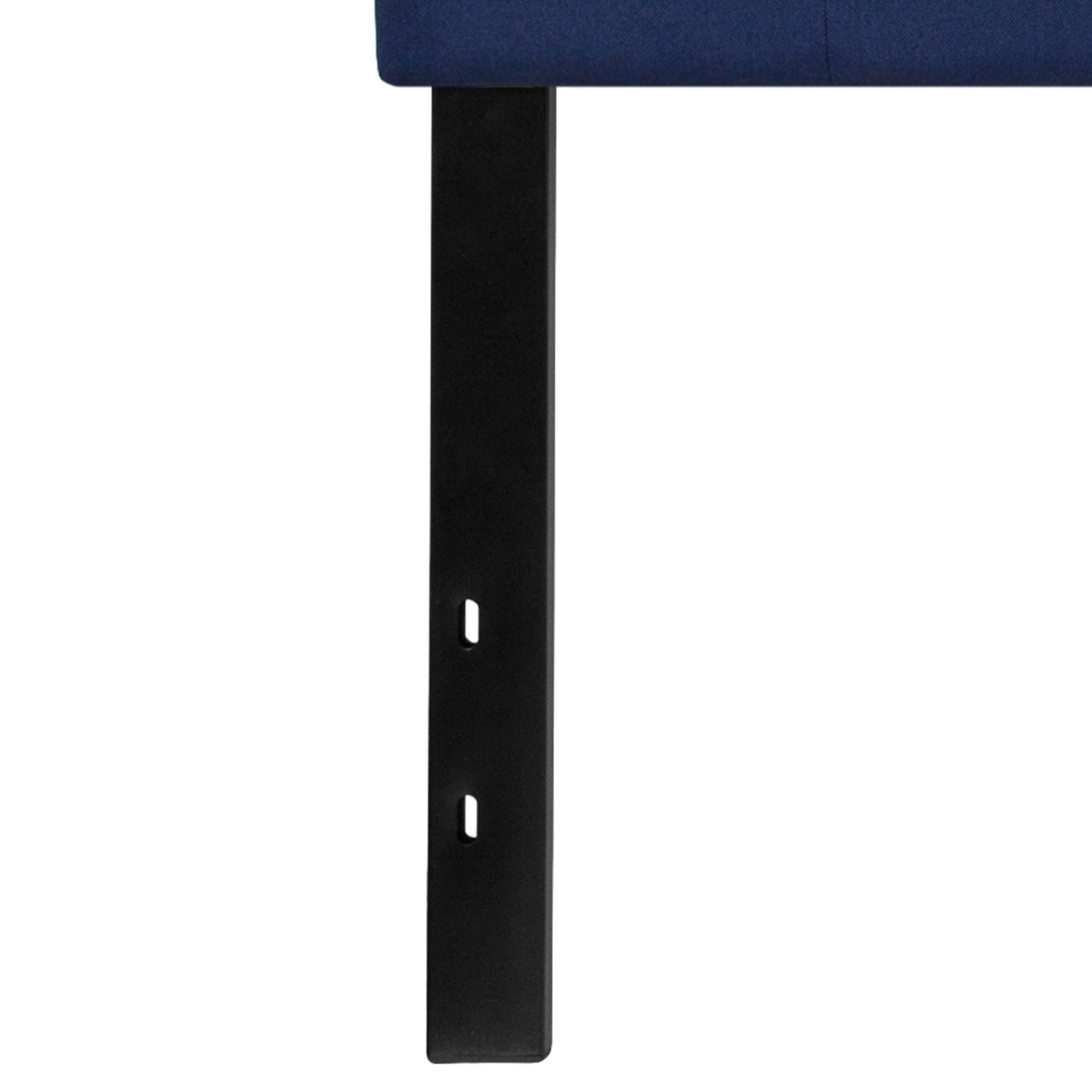 Cambridge Tufted Upholstered King Size Headboard in Navy Fabric Navy