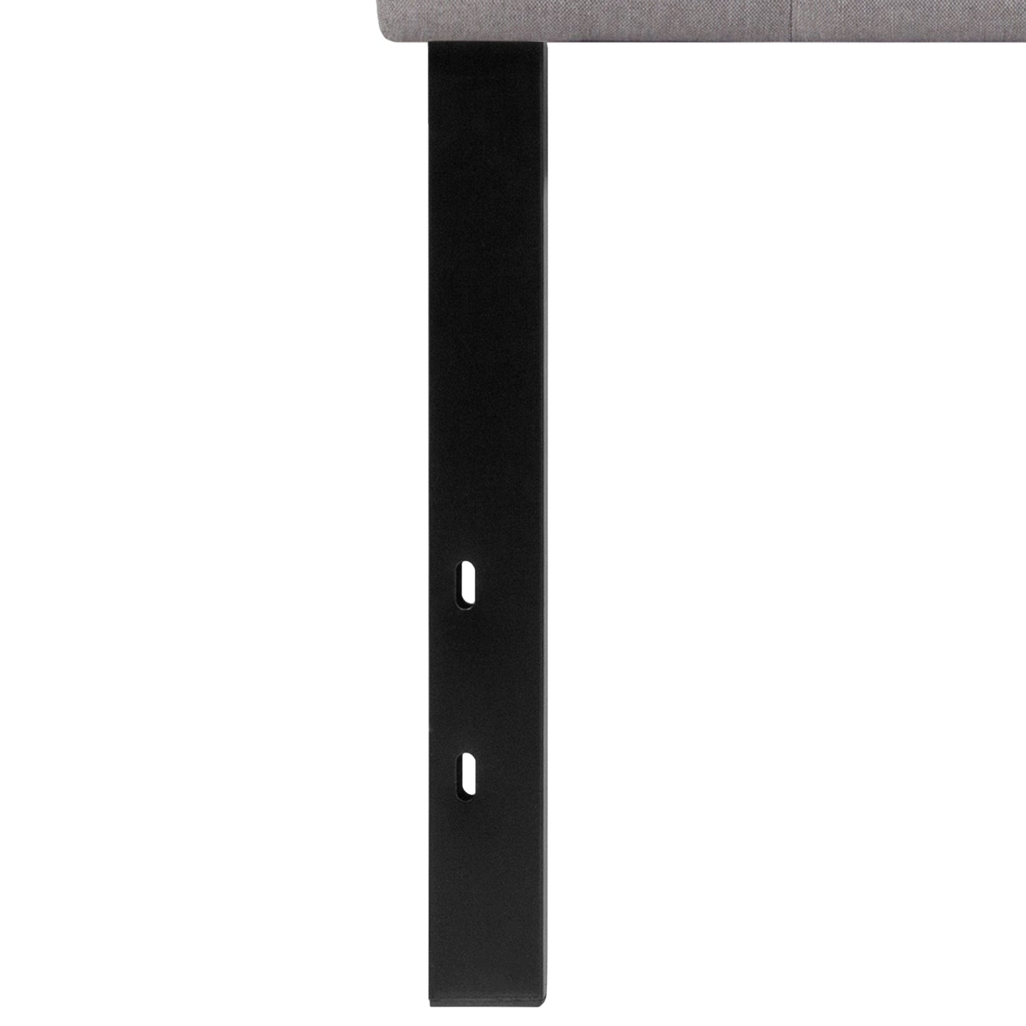 Cambridge Tufted Upholstered Twin Size Headboard in Light Gray Fabric Light Gray HG-HB1708-T-LG-GG