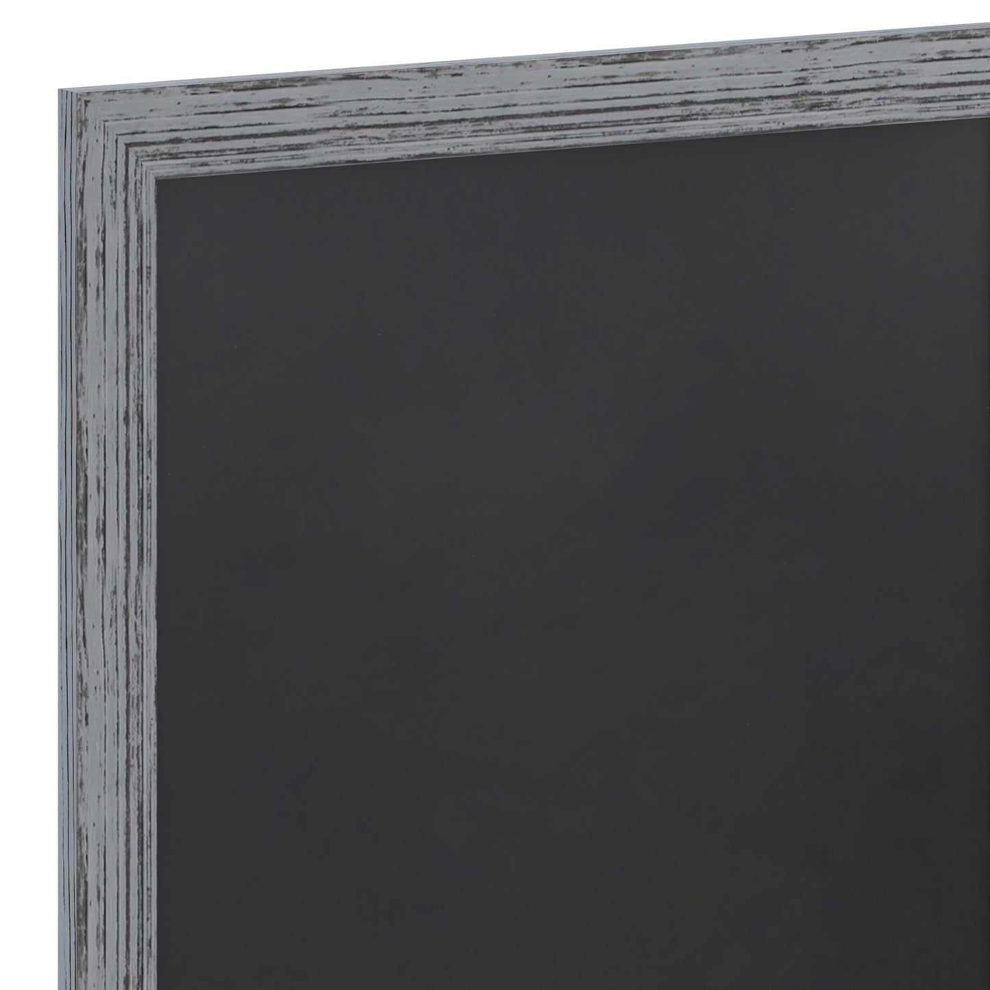 Canterbury 24" x 36" Rustic Gray Wall Mount Magnetic Chalkboard Sign with Eraser, Hanging Wall Chalkboard Memo Board for Home, School, or Business Grey HGWA-5GD-CRE8-272315-GG