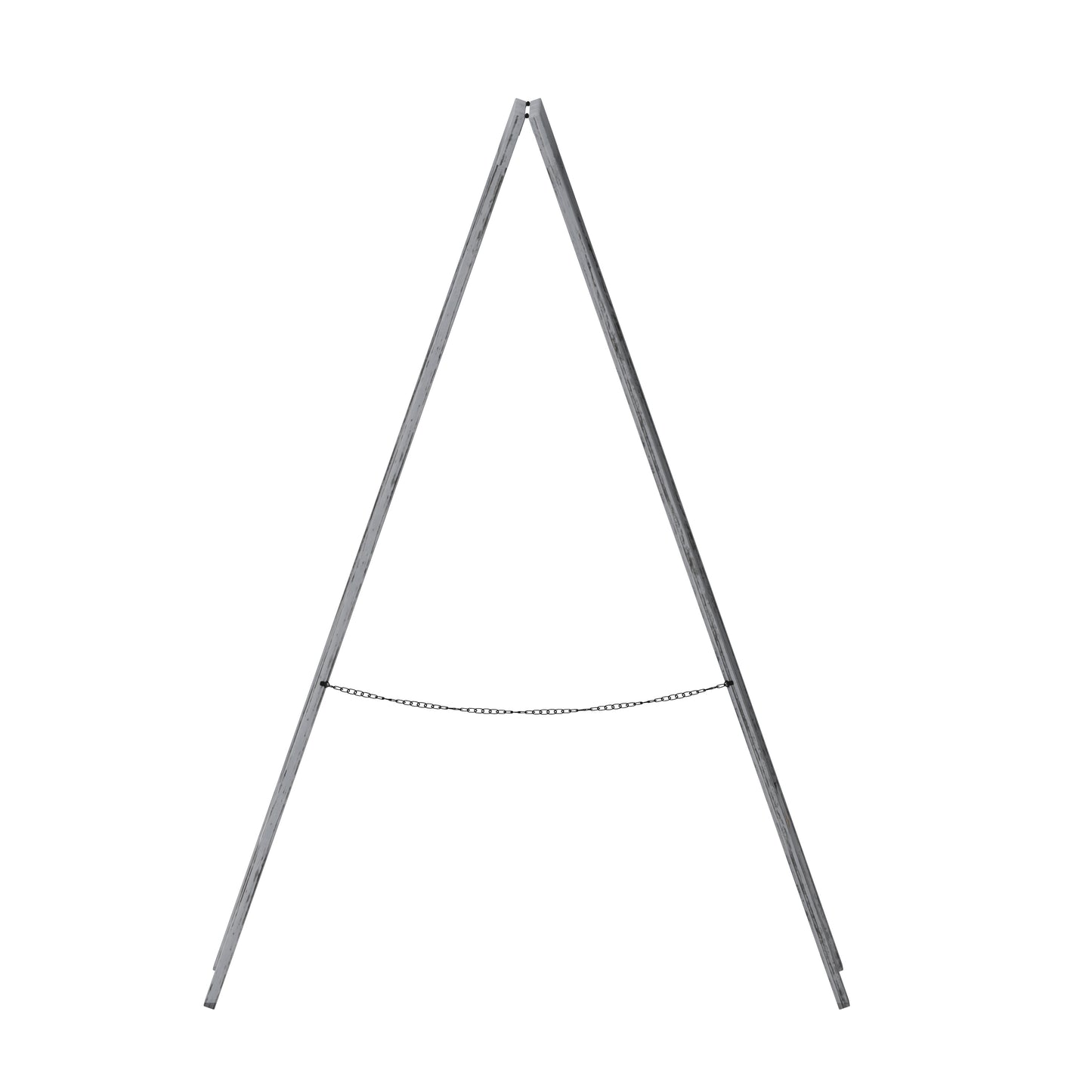 Canterbury 40" x 20" Vintage Wooden A-Frame Magnetic Indoor/Outdoor Chalkboard Sign, Freestanding Double Sided Extra Large Message Board, Graywash Graywash