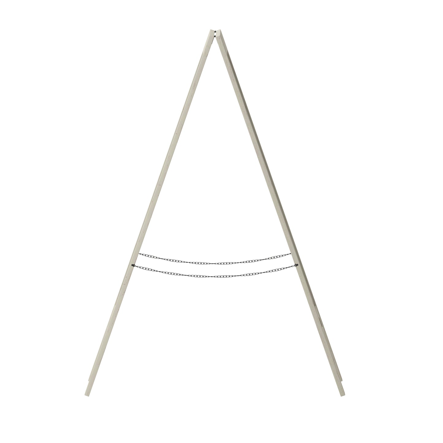 Canterbury 40" x 20" Vintage Wooden A-Frame Magnetic Indoor/Outdoor Chalkboard Sign, Freestanding Double Sided Extra Large Message Board, White Solid White HGWA-GDI-CRE8-454315-GG