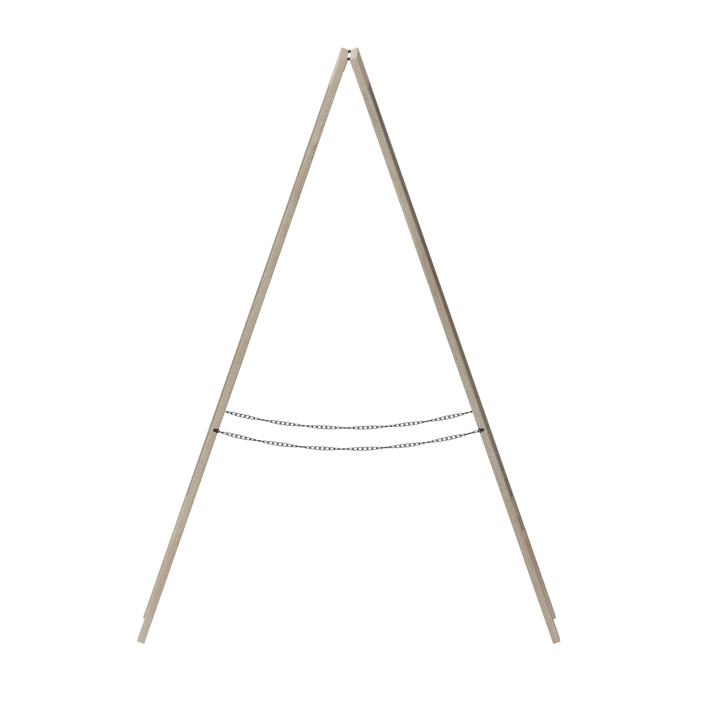 Canterbury 40" x 20" Vintage Wooden A-Frame Magnetic Indoor/Outdoor Chalkboard Sign, Freestanding Double Sided Extra Large Message Board, Weathered Weathered Brown